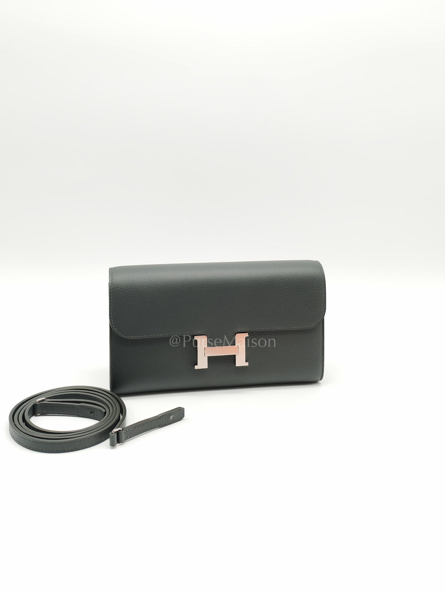 Constance To Go in Vert Mangrove Evercolor Leather Palladium Hadware Stamp K(2025)