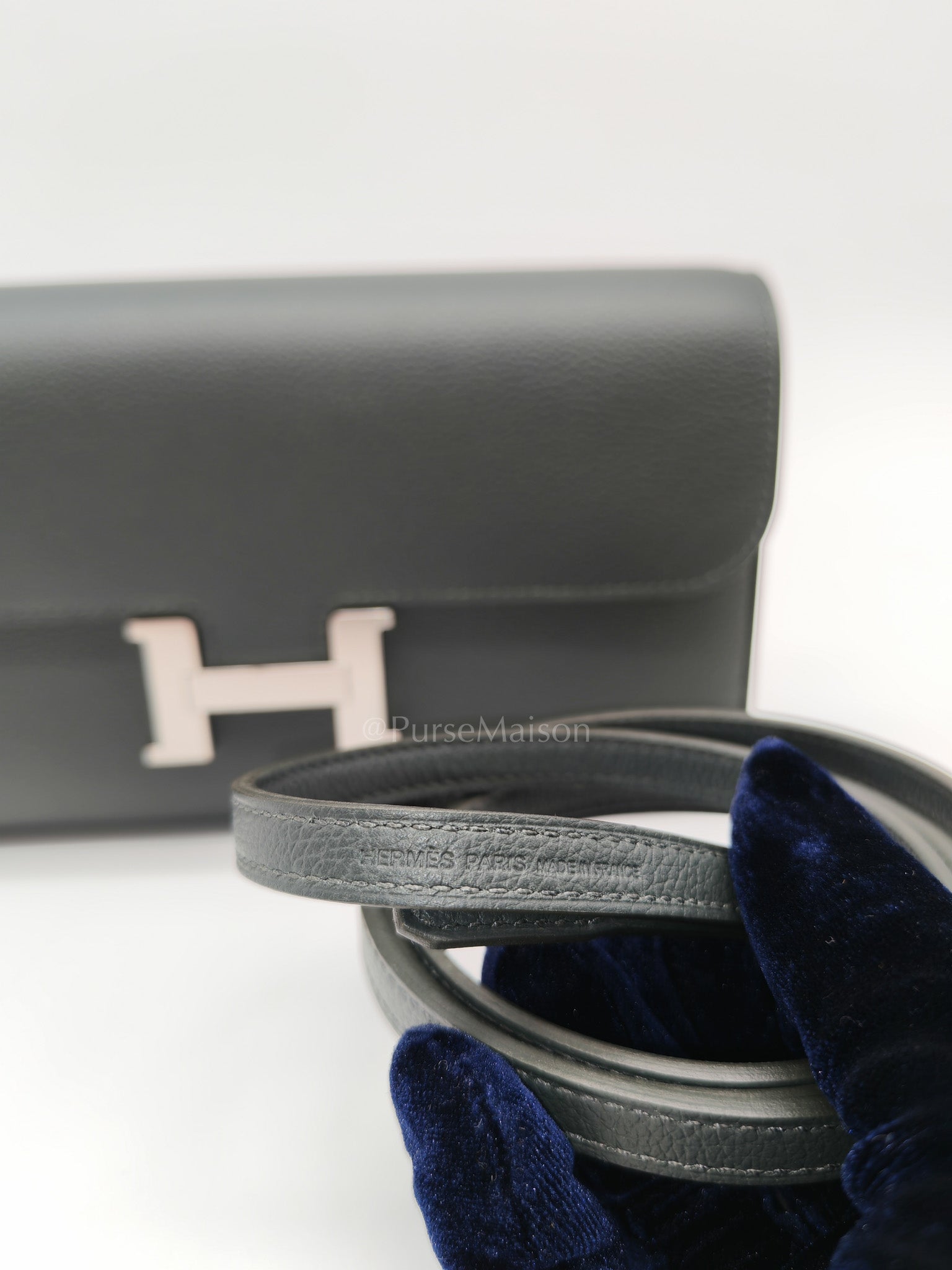 Constance To Go in Vert Mangrove Evercolor Leather Palladium Hadware Stamp K(2025)