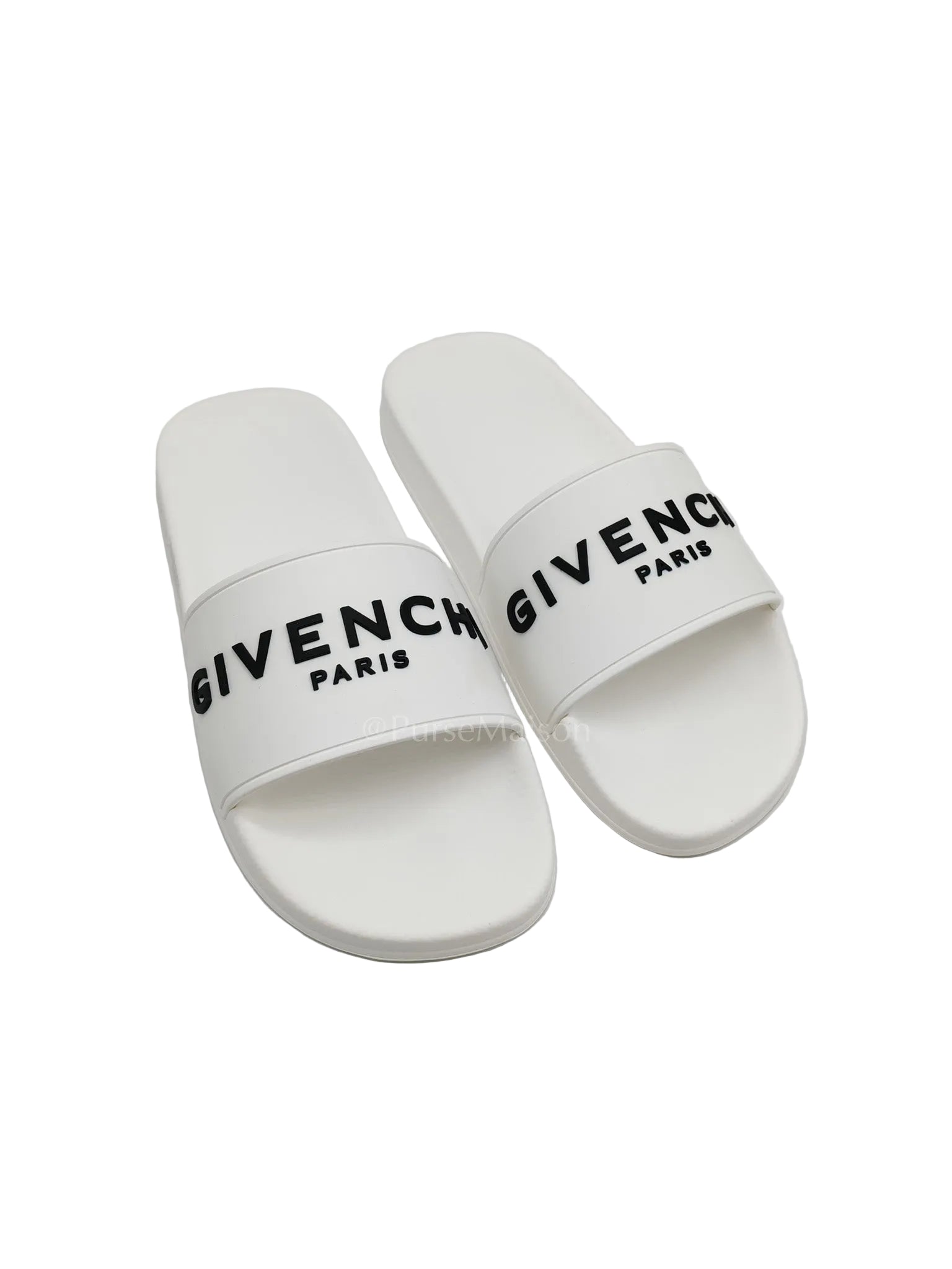 White Rubber Pool Slides 39 EU (25.5 cm)