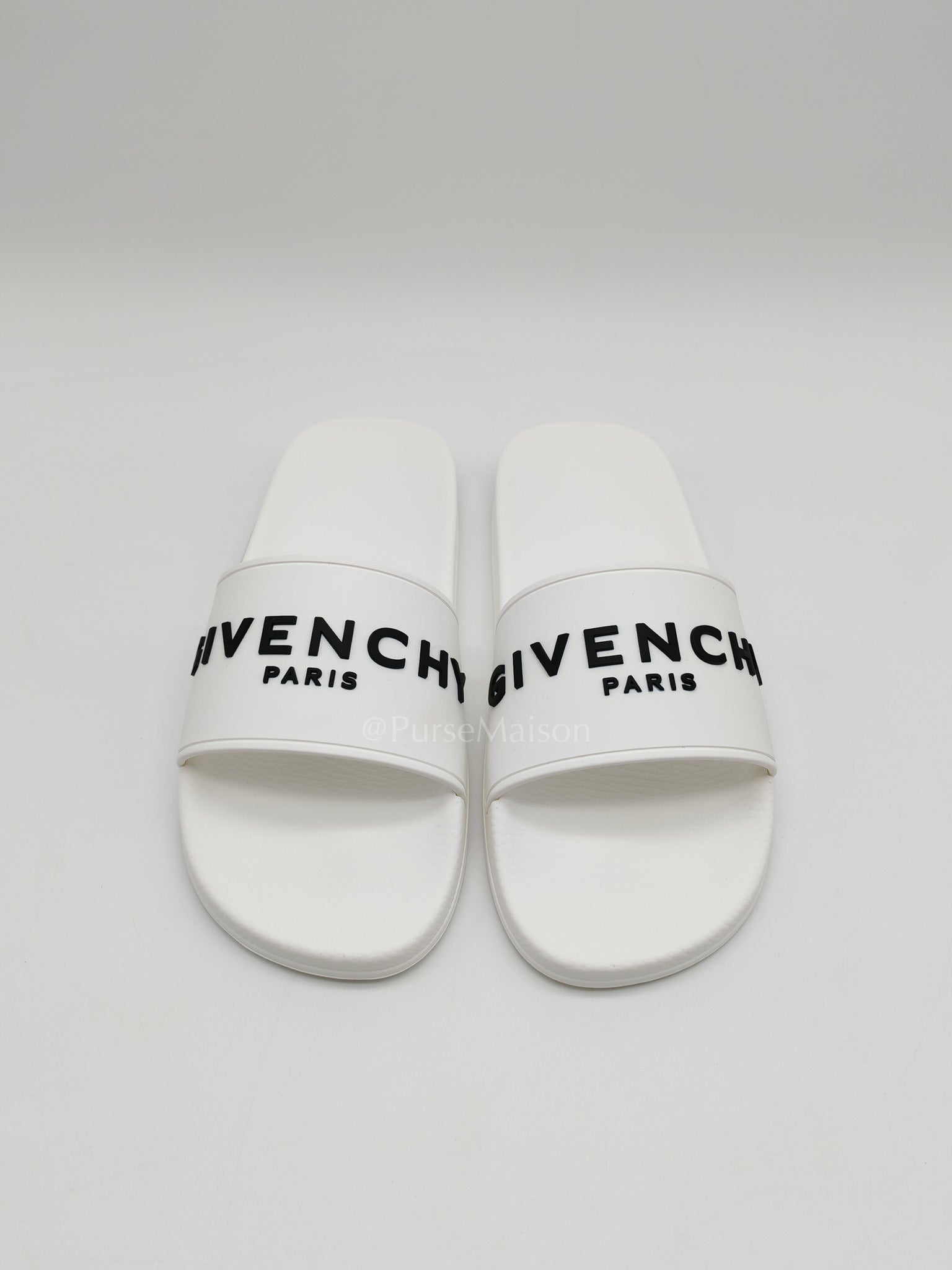 White Rubber Pool Slides 39 EU (25.5 cm)