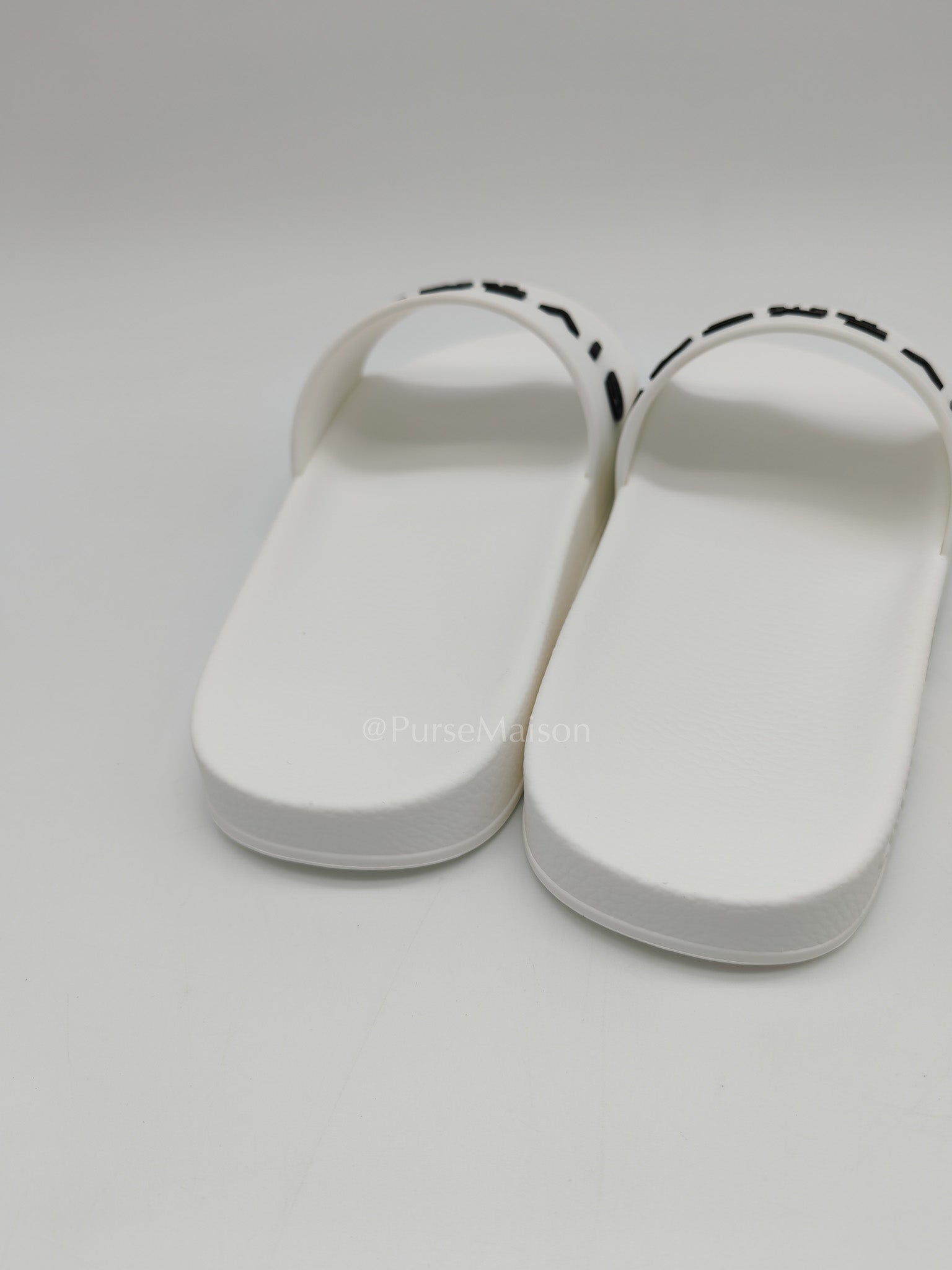 White Rubber Pool Slides 39 EU (25.5 cm)