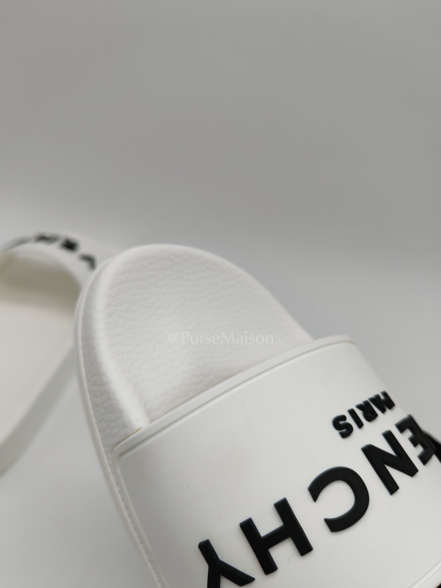 White Rubber Pool Slides 39 EU (25.5 cm)