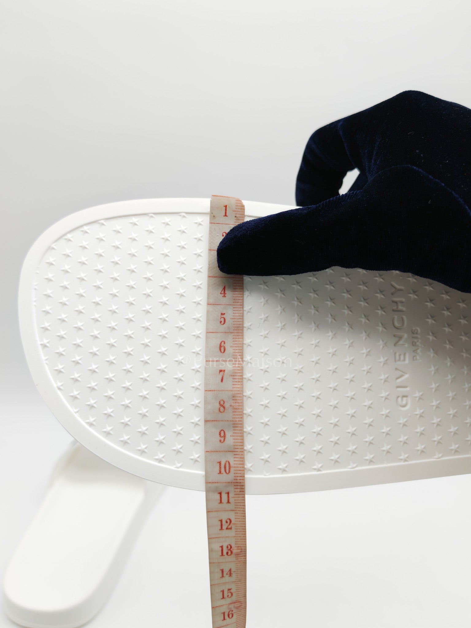 White Rubber Pool Slides 39 EU (25.5 cm)