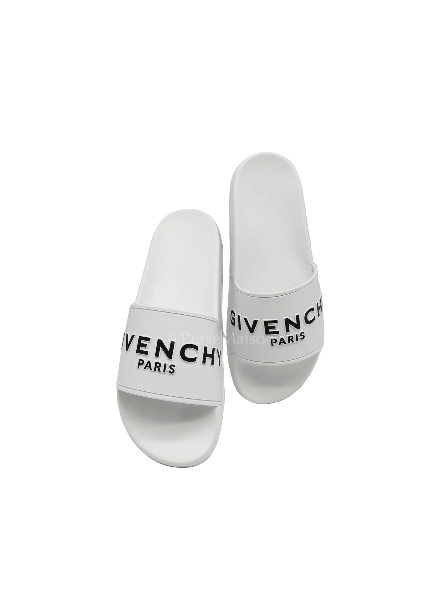 White Rubber Pool Slides 41 EU (27 cm)