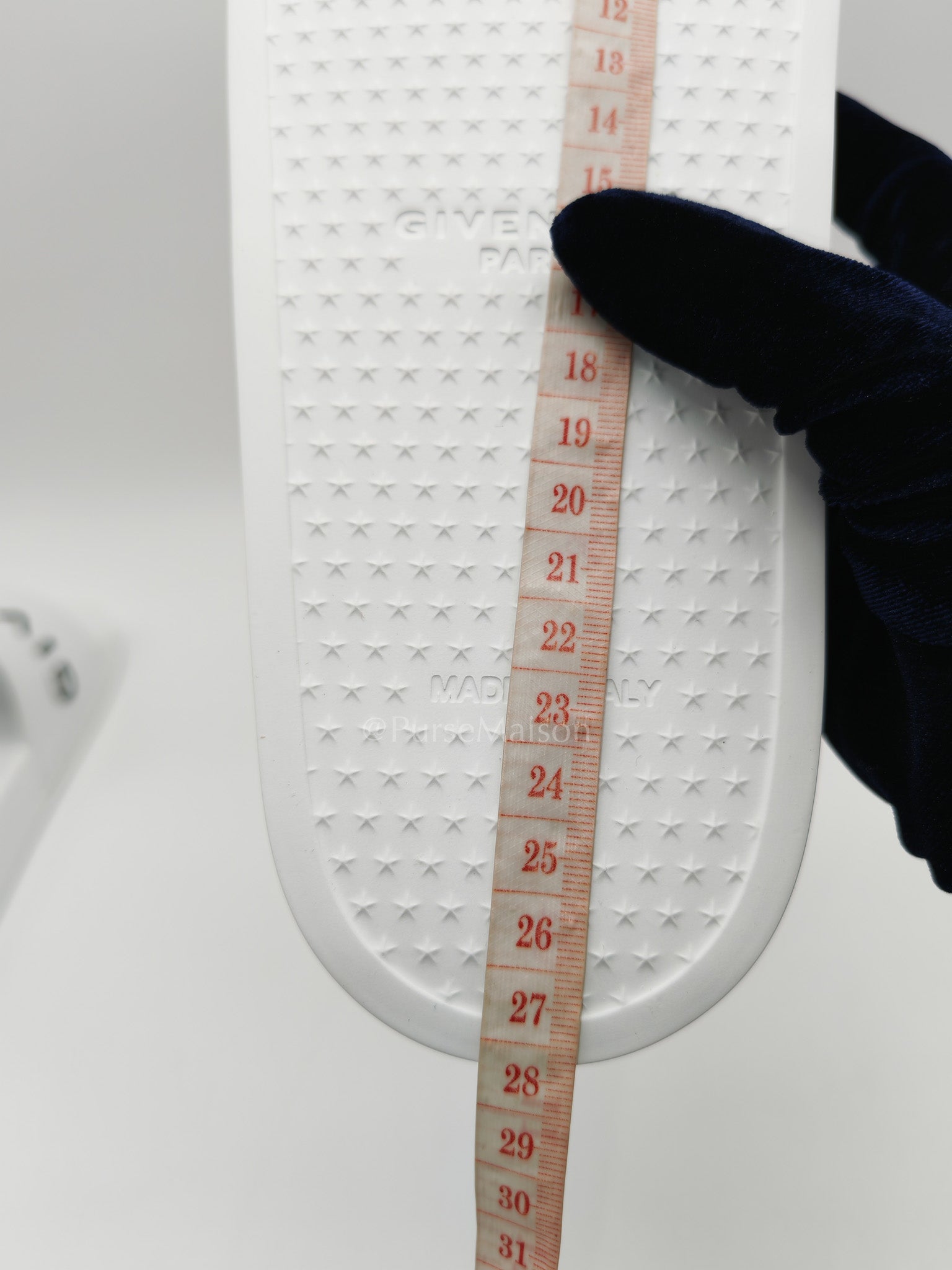 White Rubber Pool Slides 41 EU (27 cm)