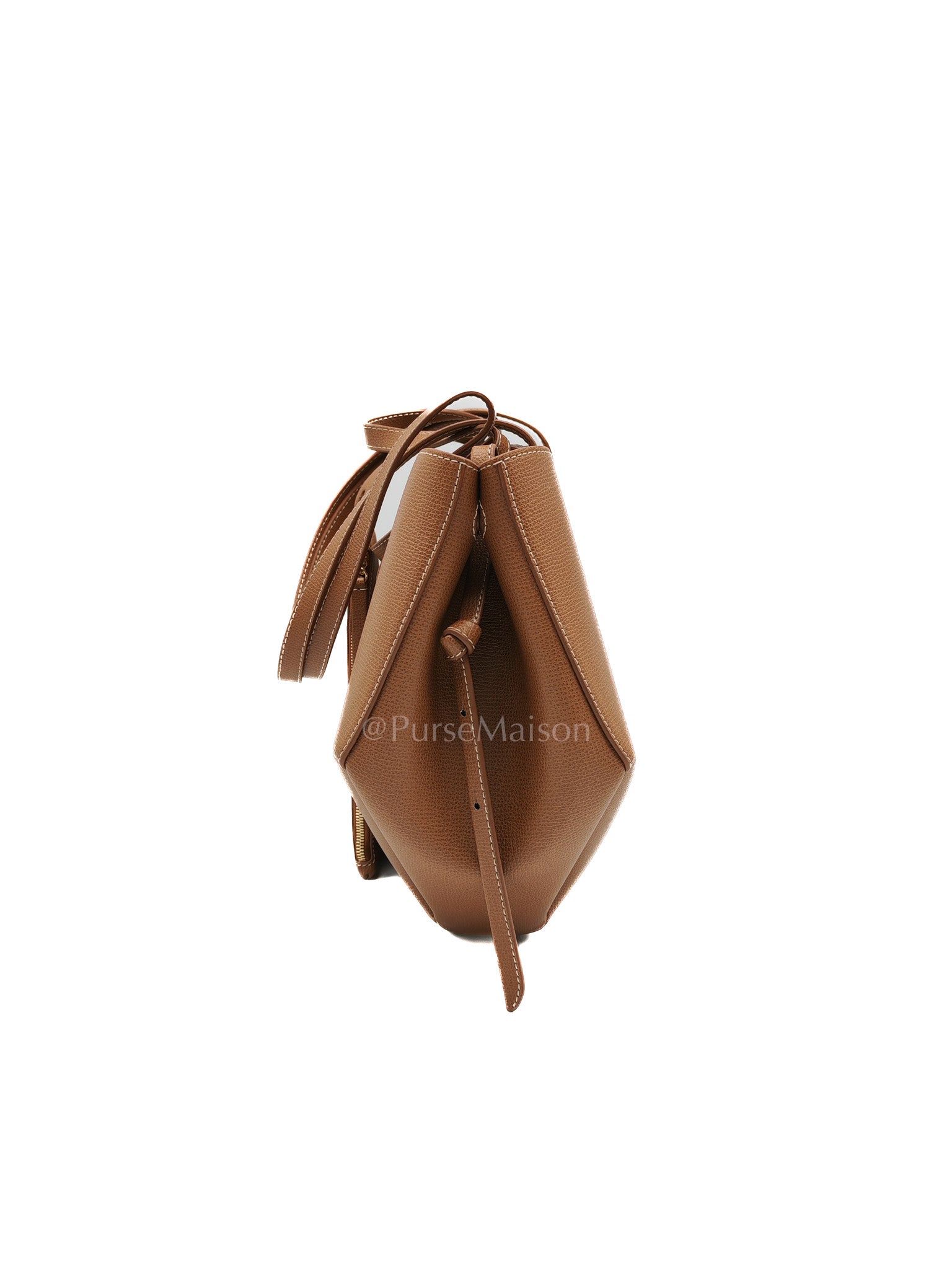 Cyme Mini in Camel Graine Leather Tote Bag