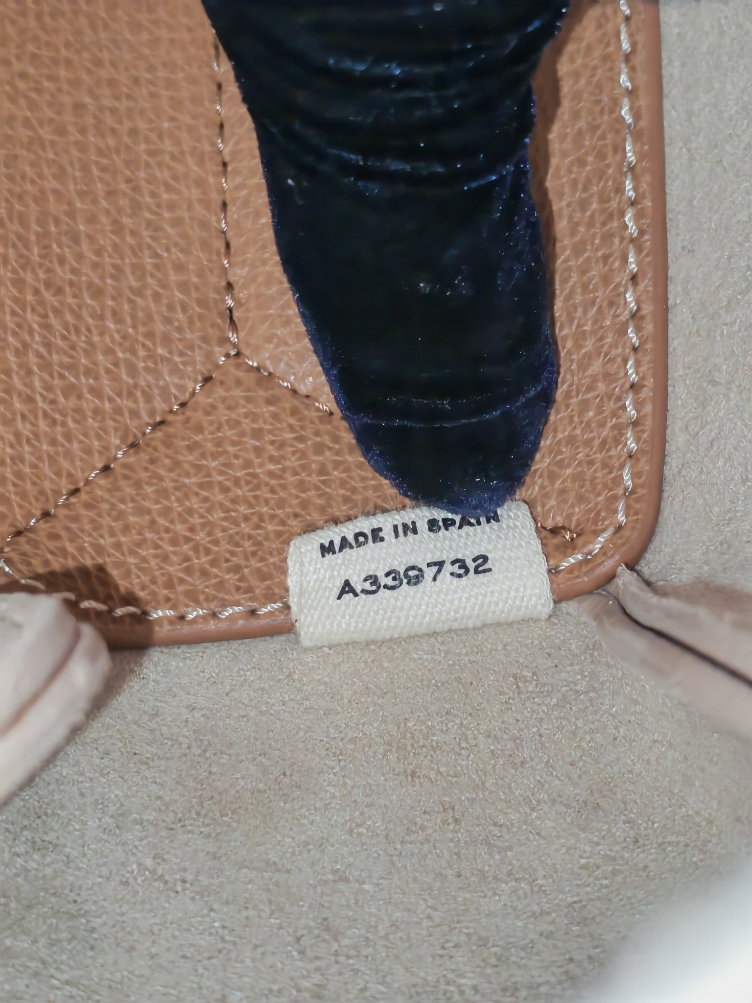 Cyme Mini in Camel Graine Leather Tote Bag
