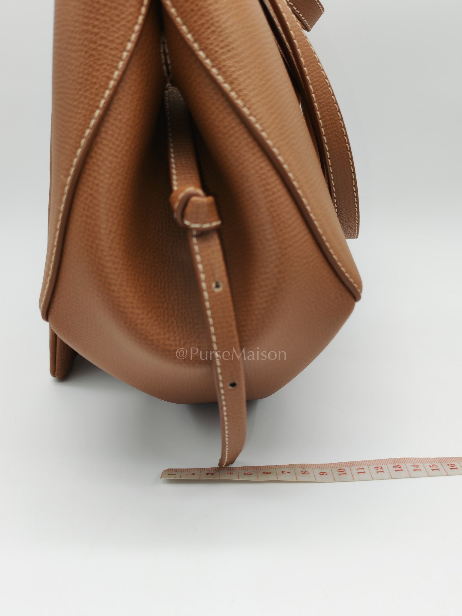 Cyme Mini in Camel Graine Leather Tote Bag