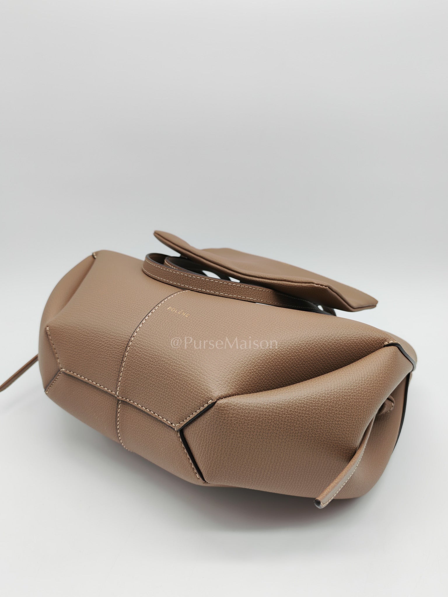 Cyme Mini in Root Graine Leather Shoulder Bag