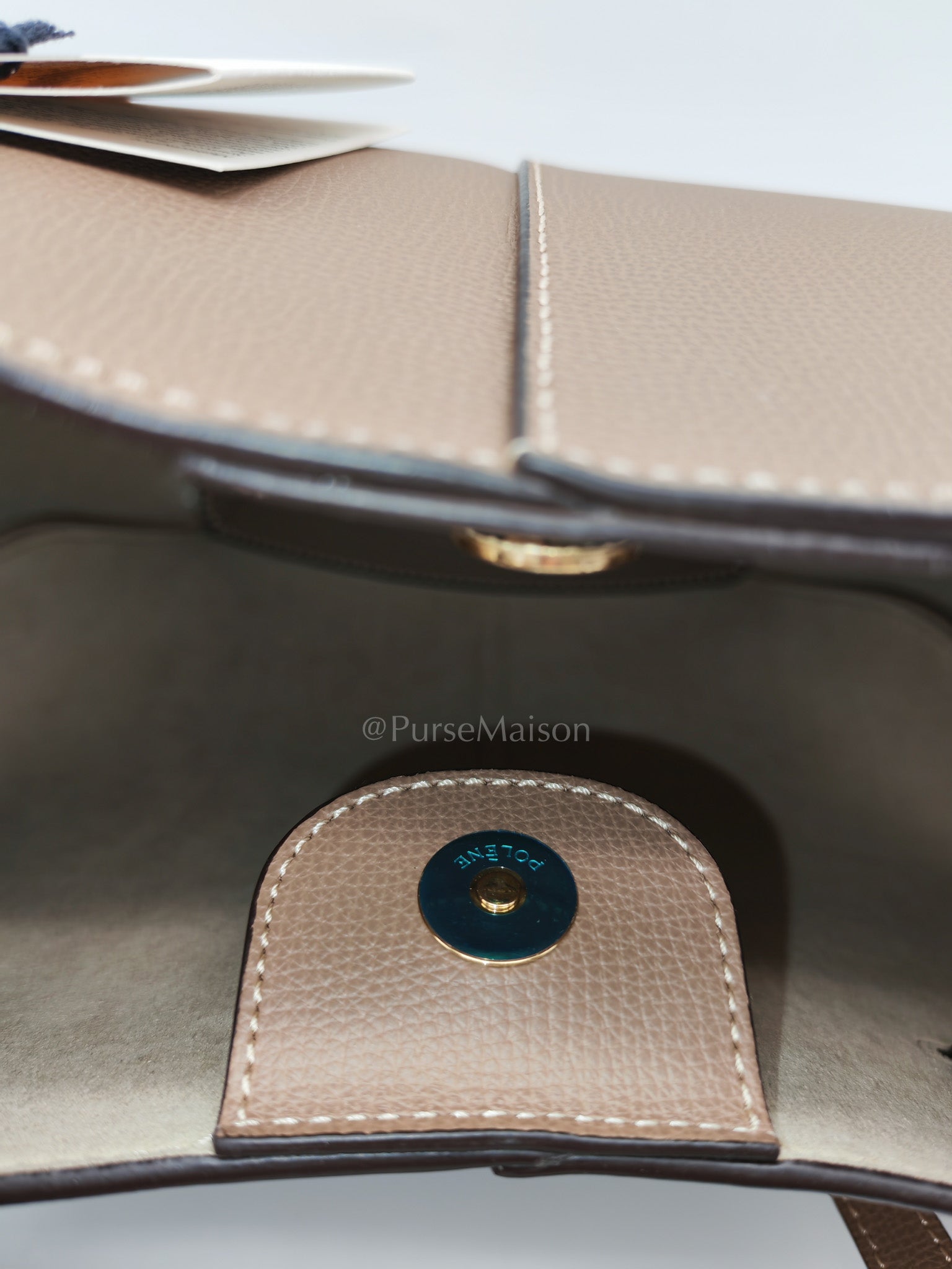 Cyme Mini in Root Graine Leather Shoulder Bag