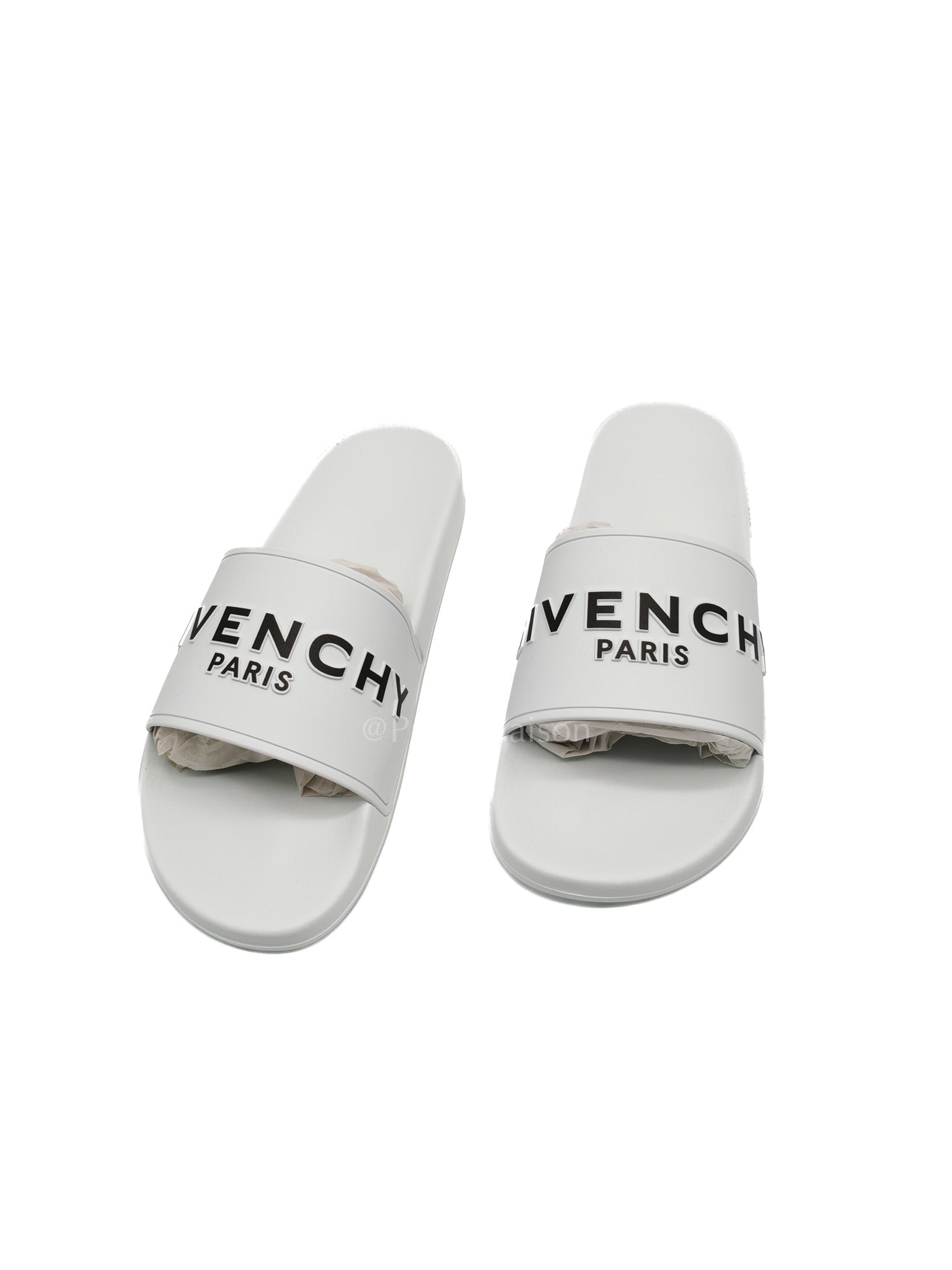 White Rubber Givenchy Pool Slides Size 42 EU (28.5 cm)