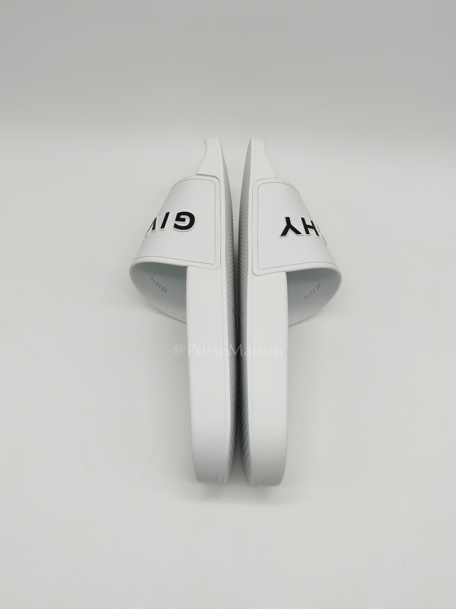 White Rubber Givenchy Pool Slides Size 42 EU (28.5 cm)