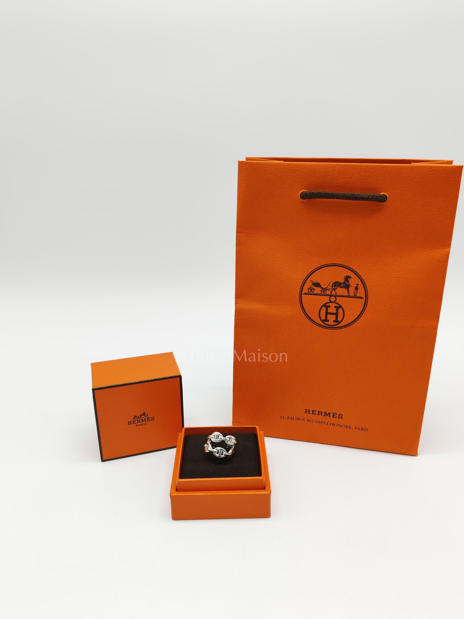 Chaine d' ancre Double Row Ring Size 51