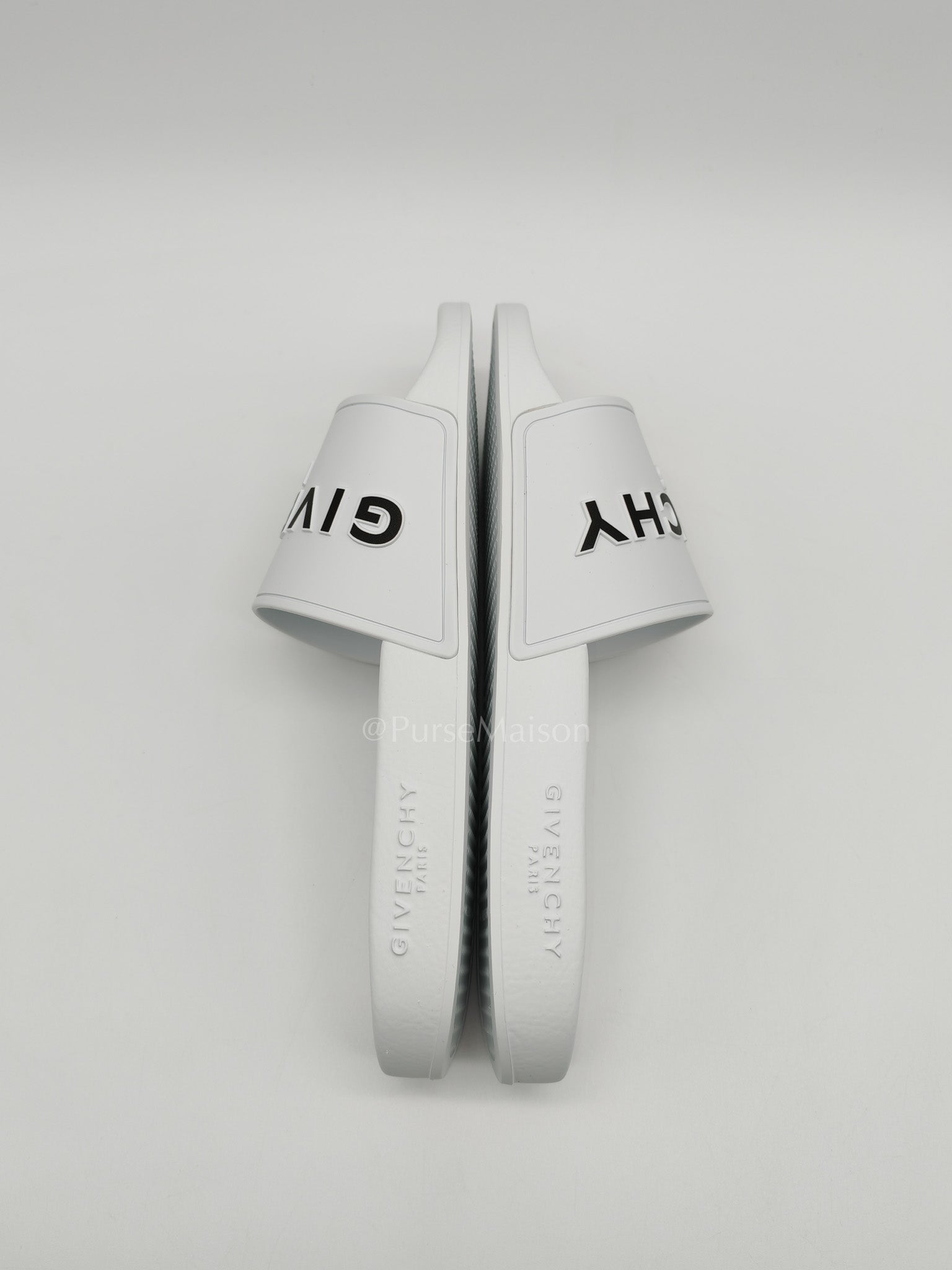 White Rubber Pool Slides Size 42 EU (27.5 cm)