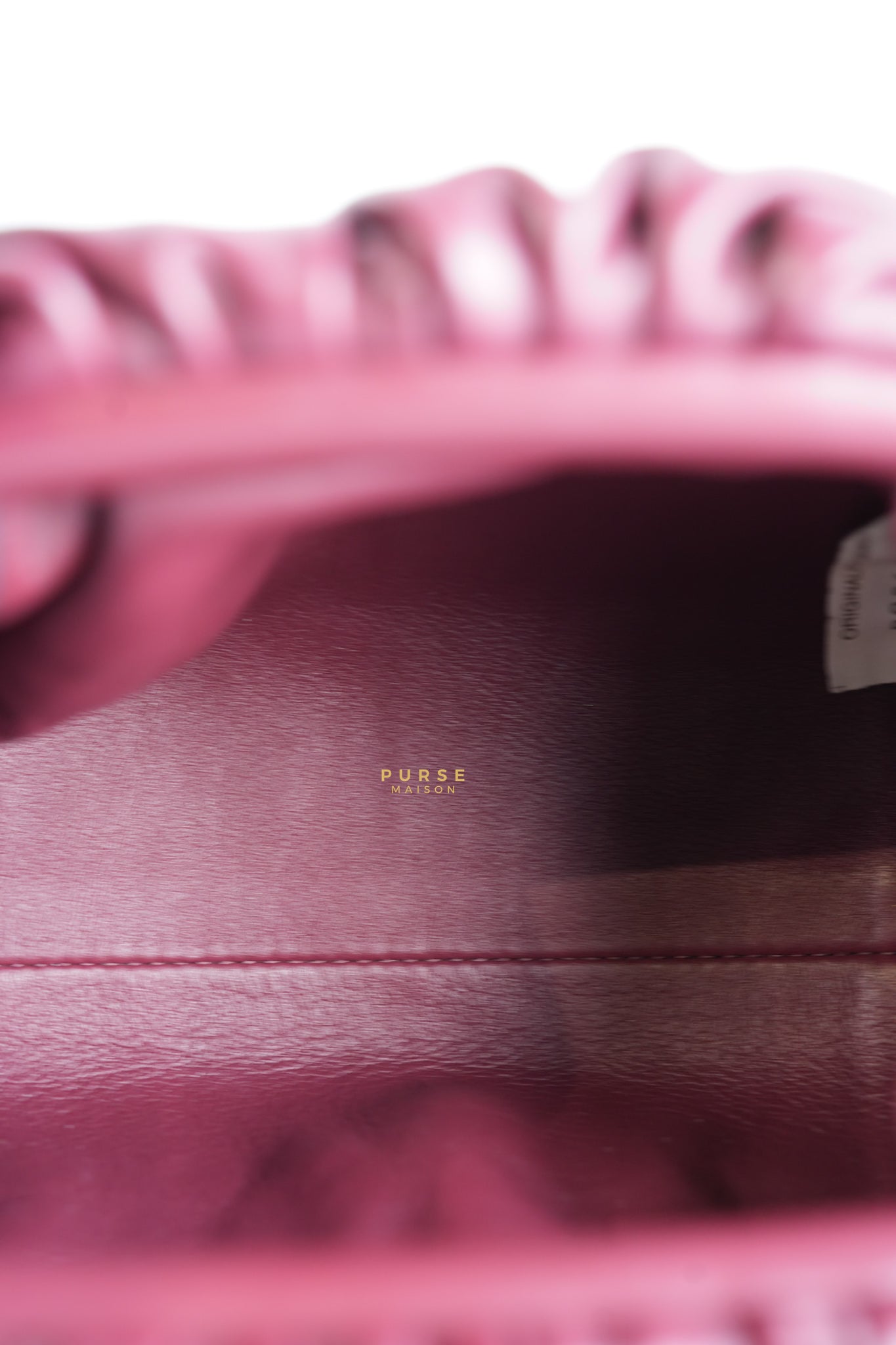 Pouch Leather Bag in Dark Red | Purse Maison Luxury Bags Shop