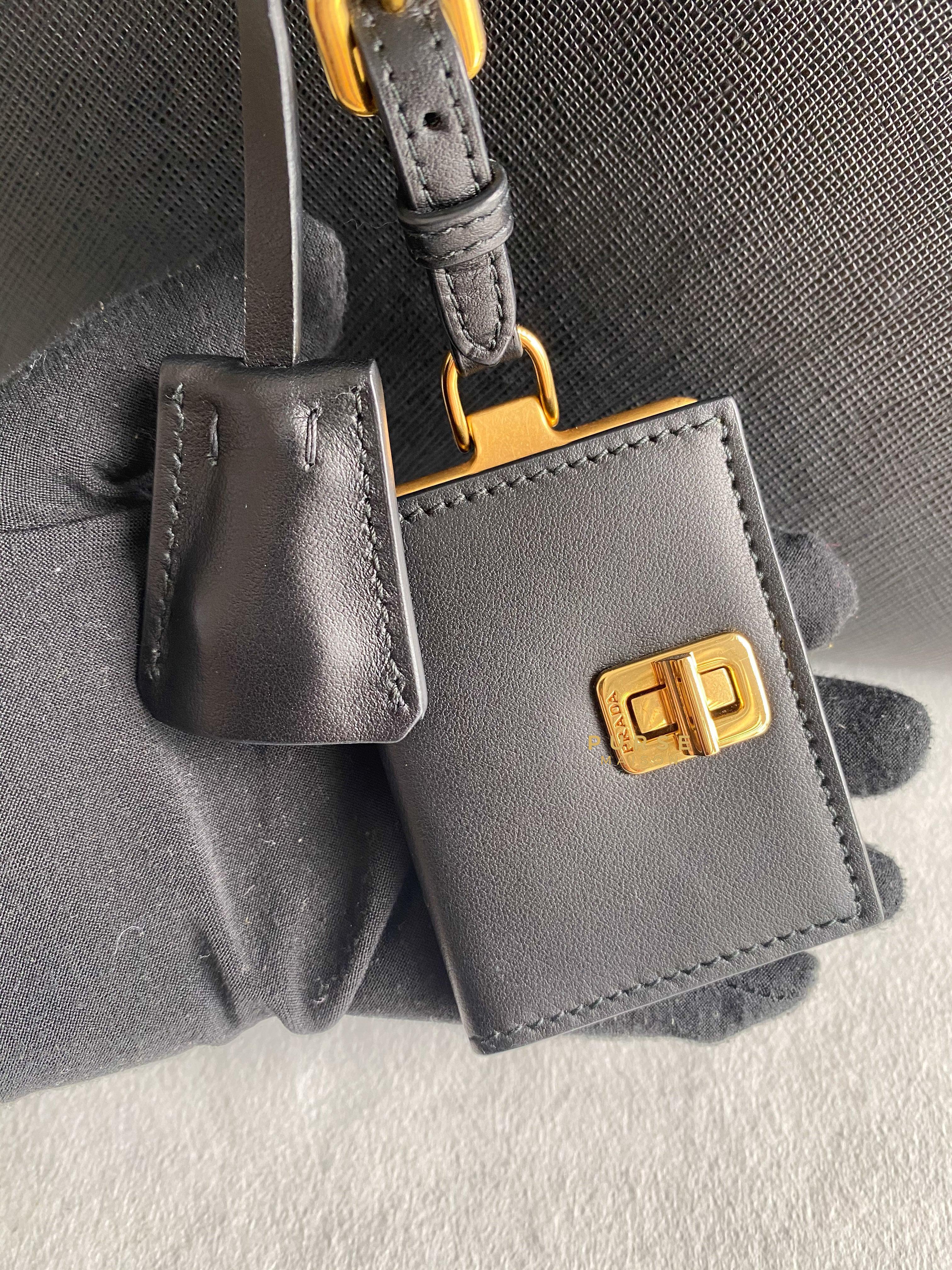 Prada 1BA045 Black Saffiano City Calfskin Bag | Purse Maison Luxury Bags Shop