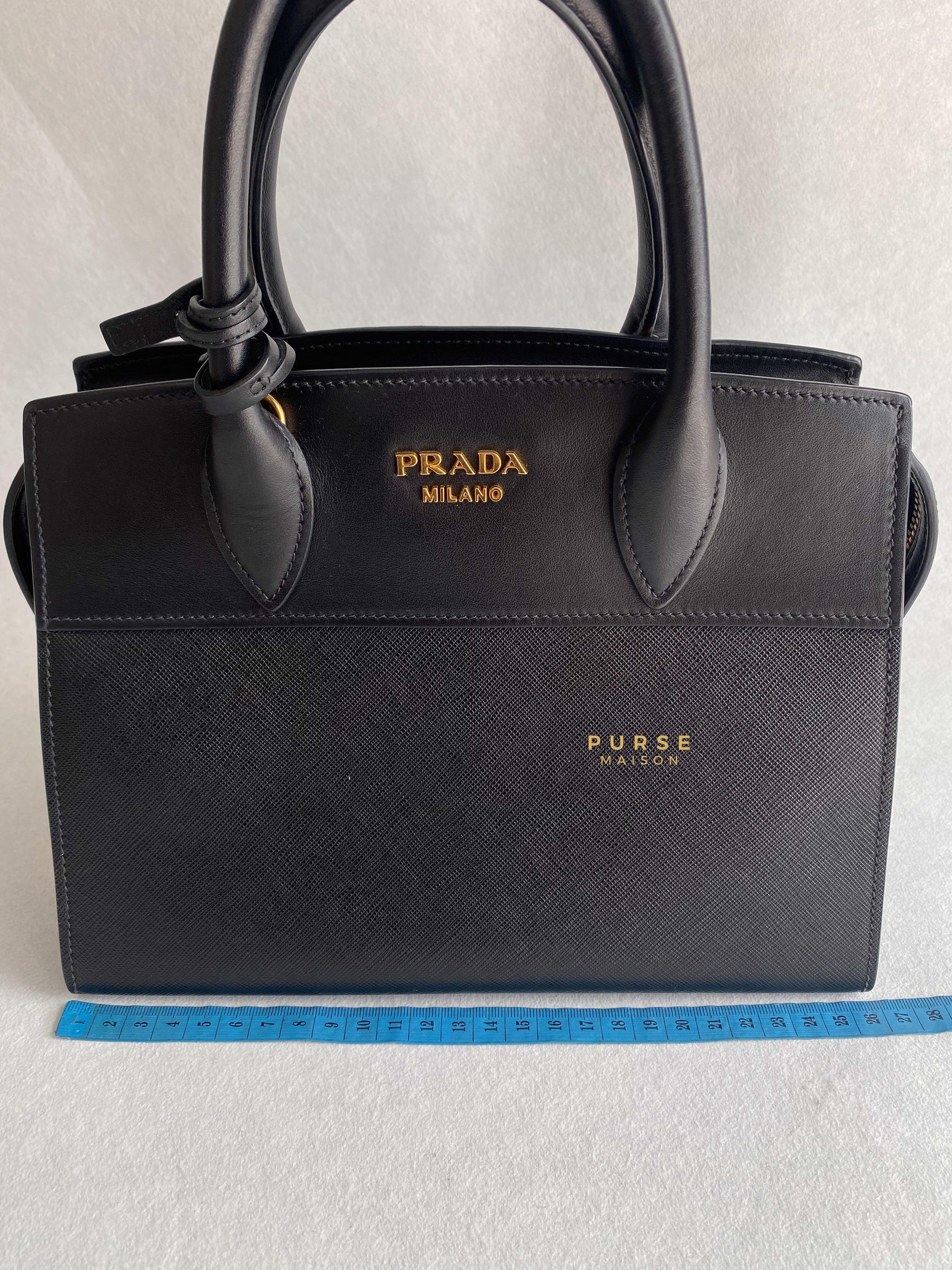 Prada 1BA045 Black Saffiano City Calfskin Bag | Purse Maison Luxury Bags Shop