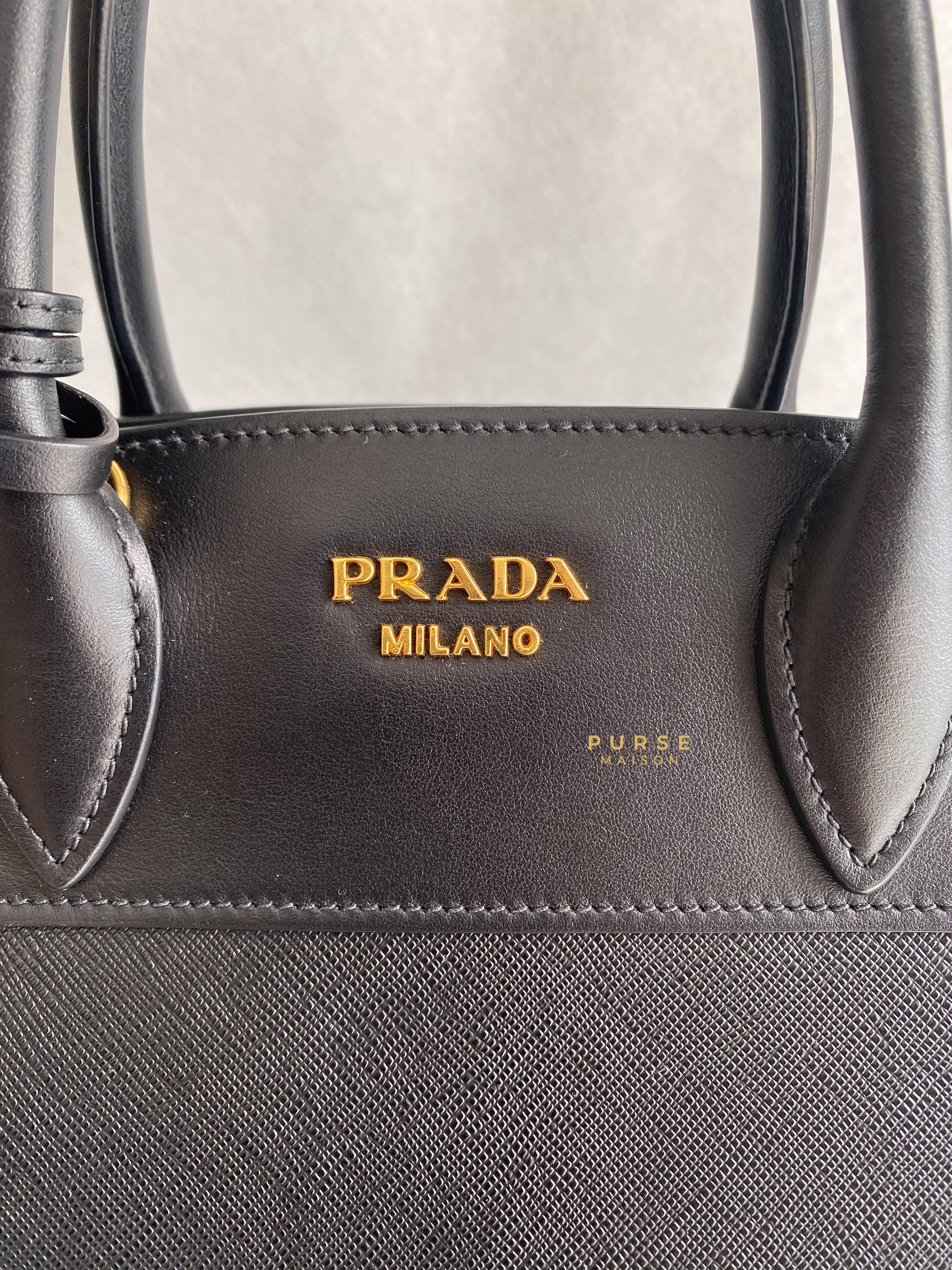 Prada 1BA045 Black Saffiano City Calfskin Bag | Purse Maison Luxury Bags Shop