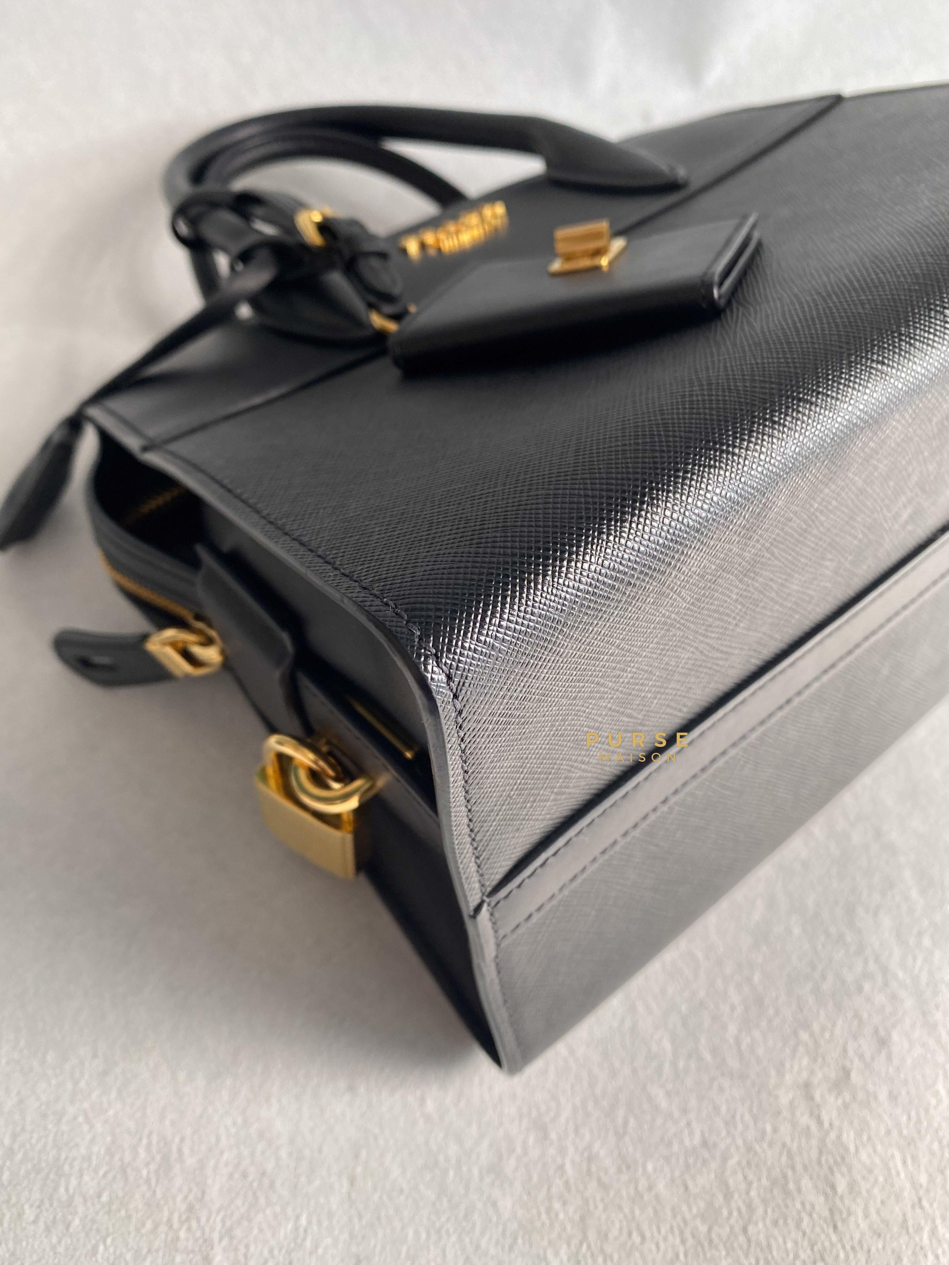 Prada 1BA045 Black Saffiano City Calfskin Bag | Purse Maison Luxury Bags Shop