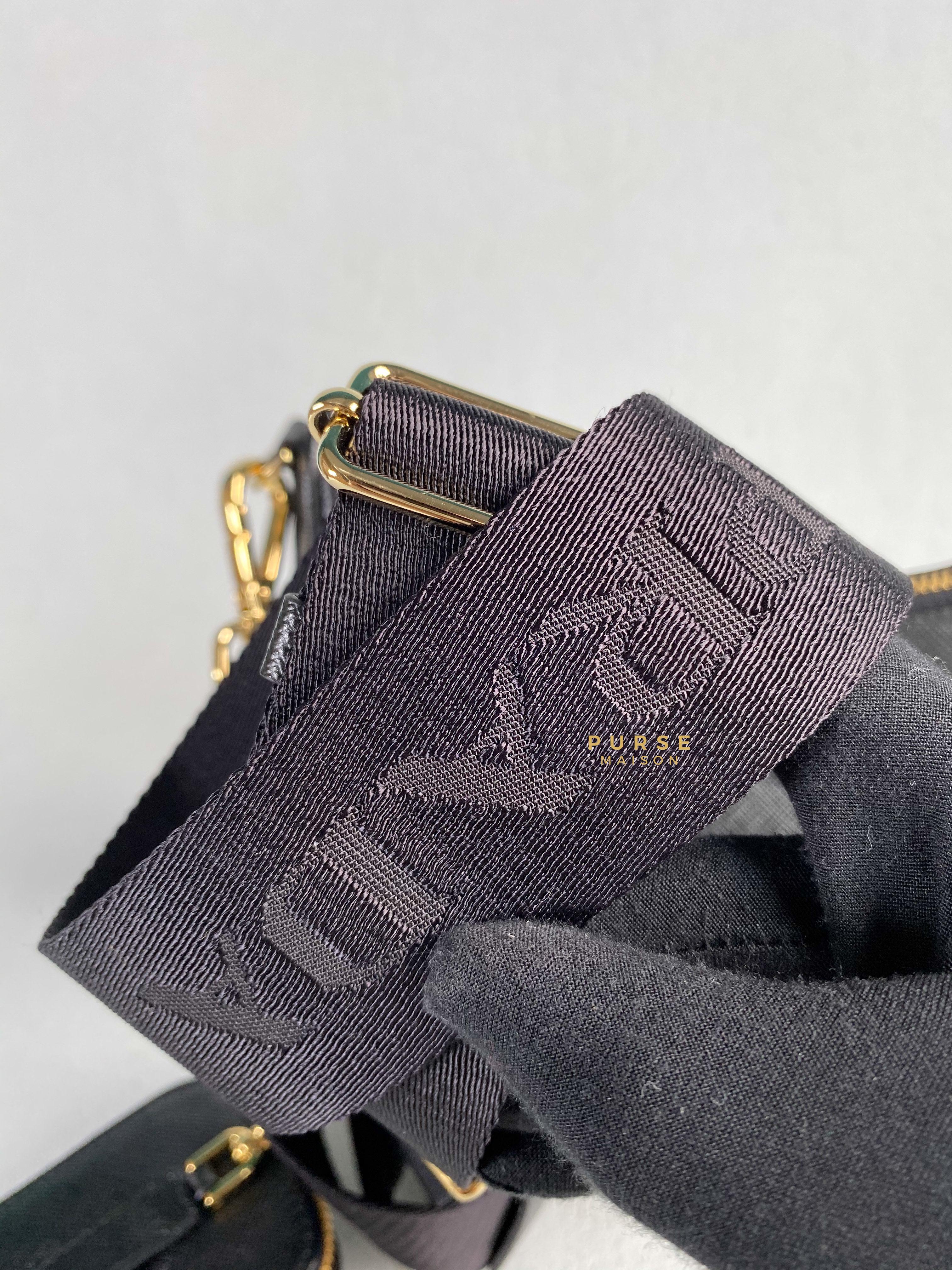 Prada Bandoliera Saffiano Lux Re-edition 2005 Black Shoulder Bag | Purse Maison Luxury Bags Shop