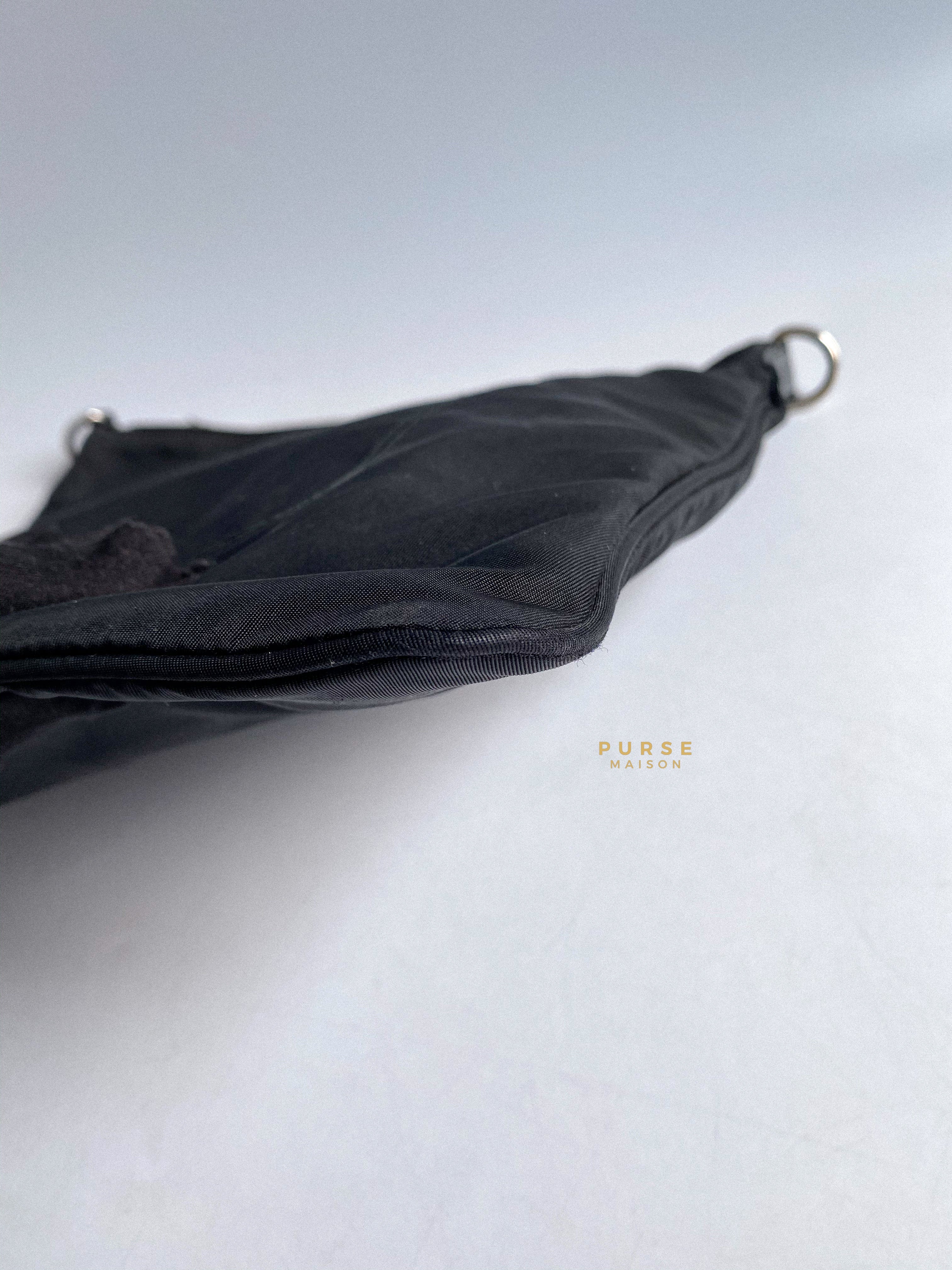 Prada BT0715 Tessuto Nylon Messenger Crossbody Bag Nero | Purse Maison Luxury Bags Shop