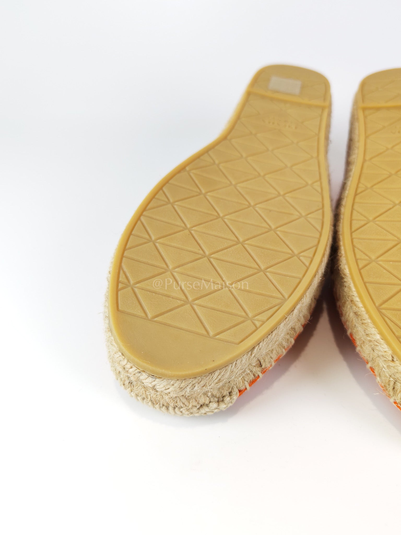 Calzature Donna Arancio (Orange) Espadrille Shoes Size 37EU (23.5cm) | Purse Maison Luxury Bags Shop