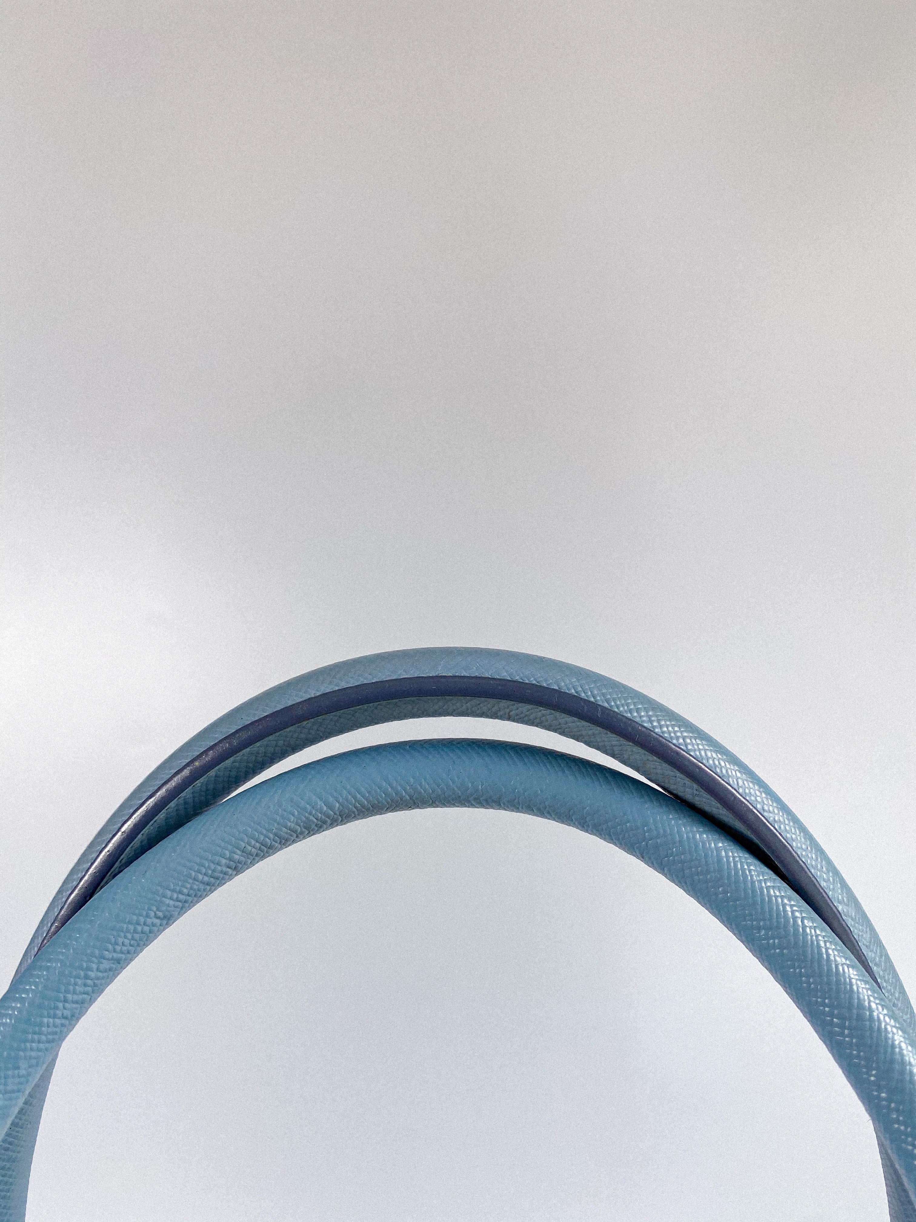Prada Galleria 1BA874 Single Zip Medium Light Blue (Astrale) Saffiano Lux Bag