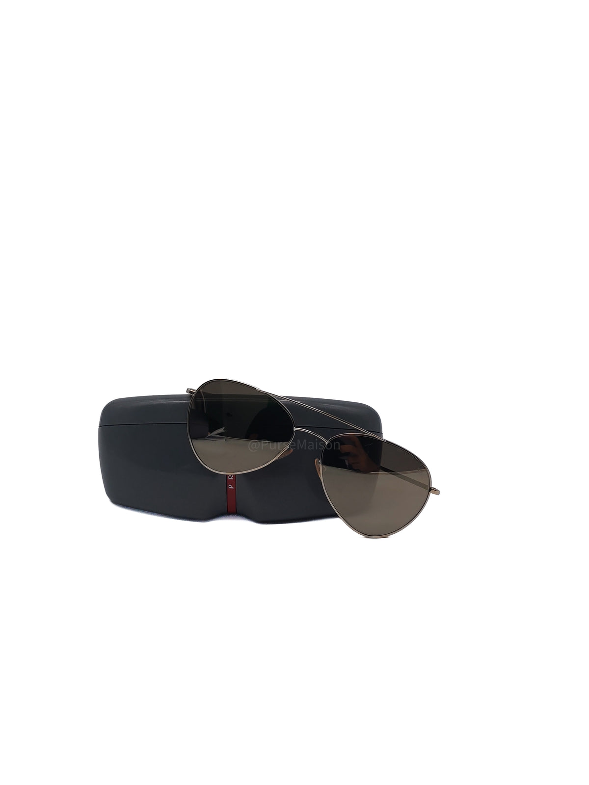 Prada Linea Rossa Men's Aviator Sunglasses | Purse Maison Luxury Bags Shop