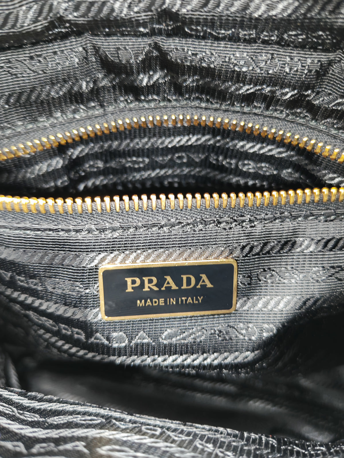 Prada Re-Edition 1995 Chain Shoulder Bag in Black Tessuto Nylon and Gold Hardware | Purse Maison Luxury Bags Shop