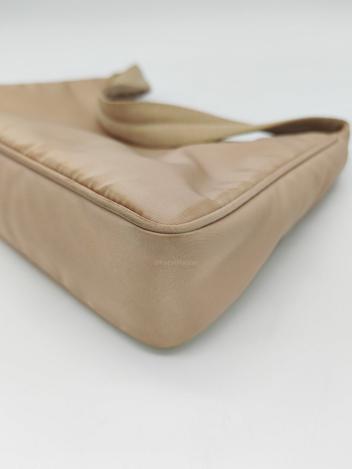 Prada Re-Edition 2000 Mini Bag in Beige Tessuto Nylon Leather | Purse Maison Luxury Bags Shop