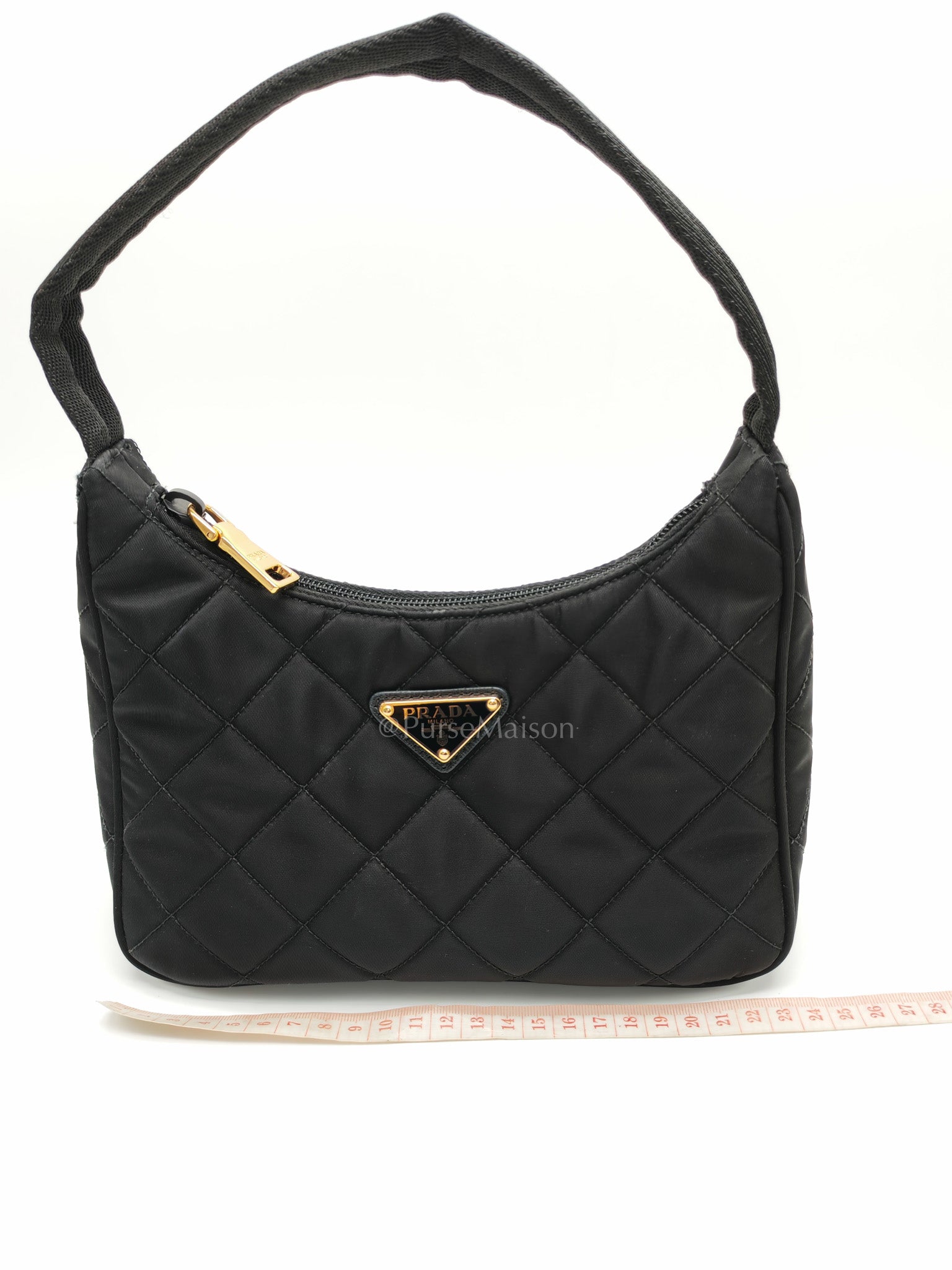 Prada Re-edition in Black Tessuto Nylon Quilted Canvas | Purse Maison Luxury Bags Shop