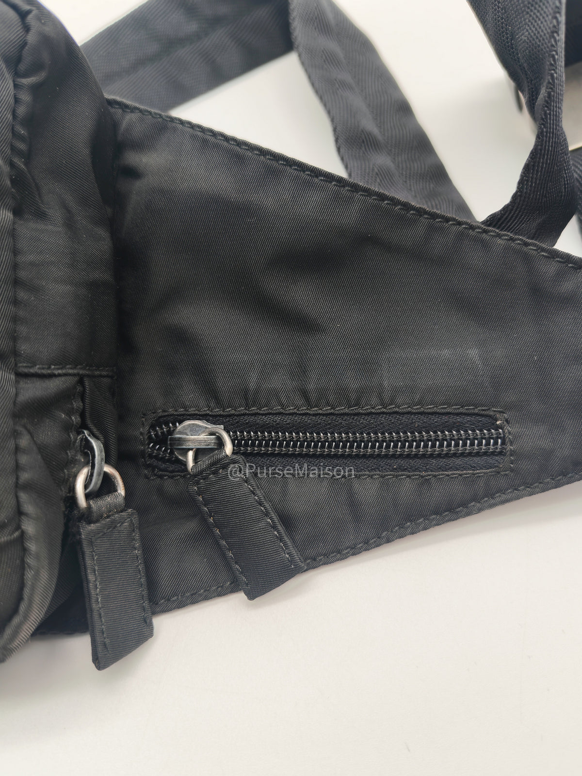 Prada Tessuto nylon Multi-Pocket Belt Bag in Triangle Logo Plaque | Purse Maison Luxury Bags Shop