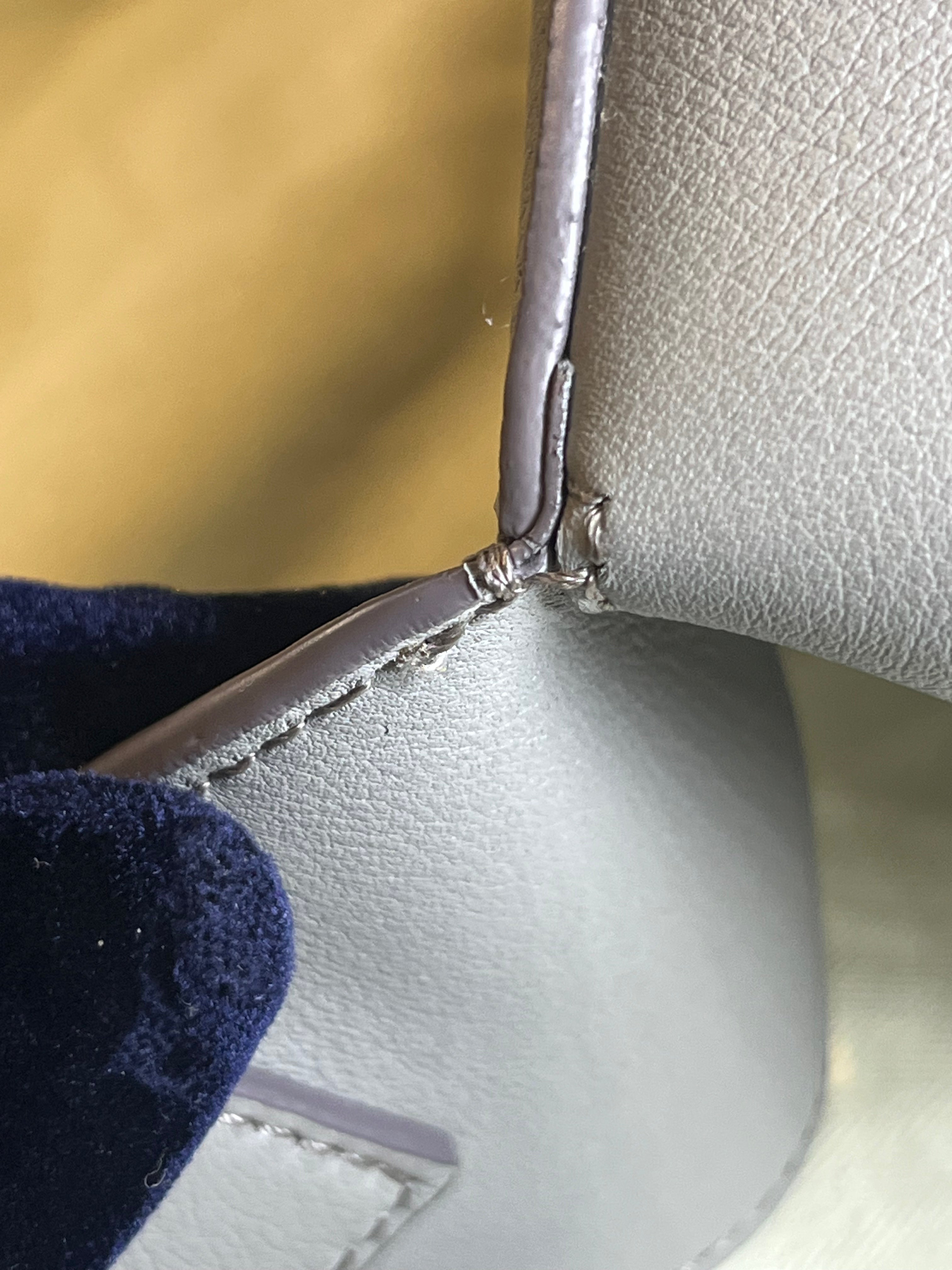 Puzzle Edge Bum Bag Small in Asphalt Gray Calfskin Leather | Purse Maison Luxury Bags Shop