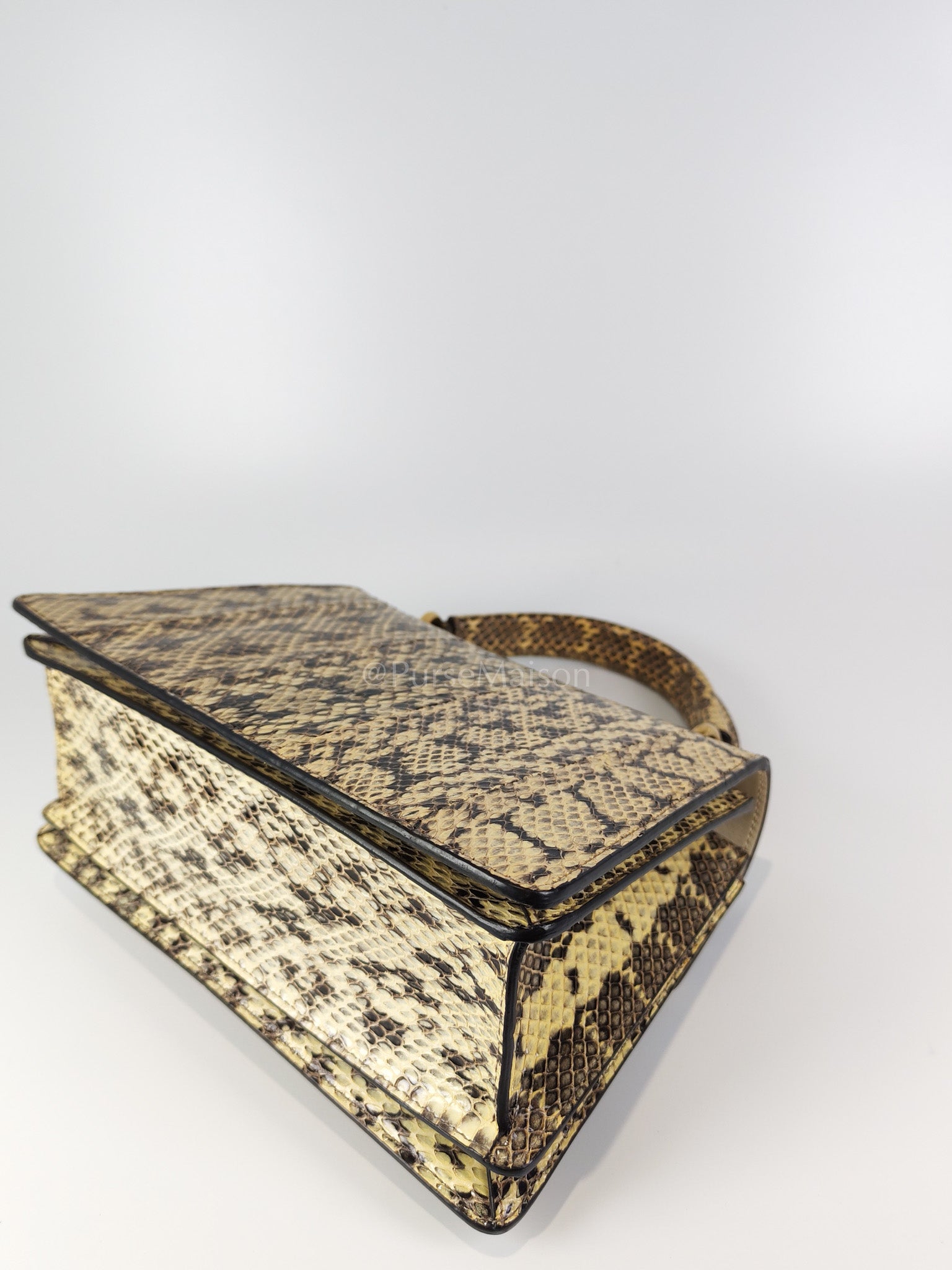 Python Queen Margaret “Loved” Top Handle Bag | Purse Maison Luxury Bags Shop