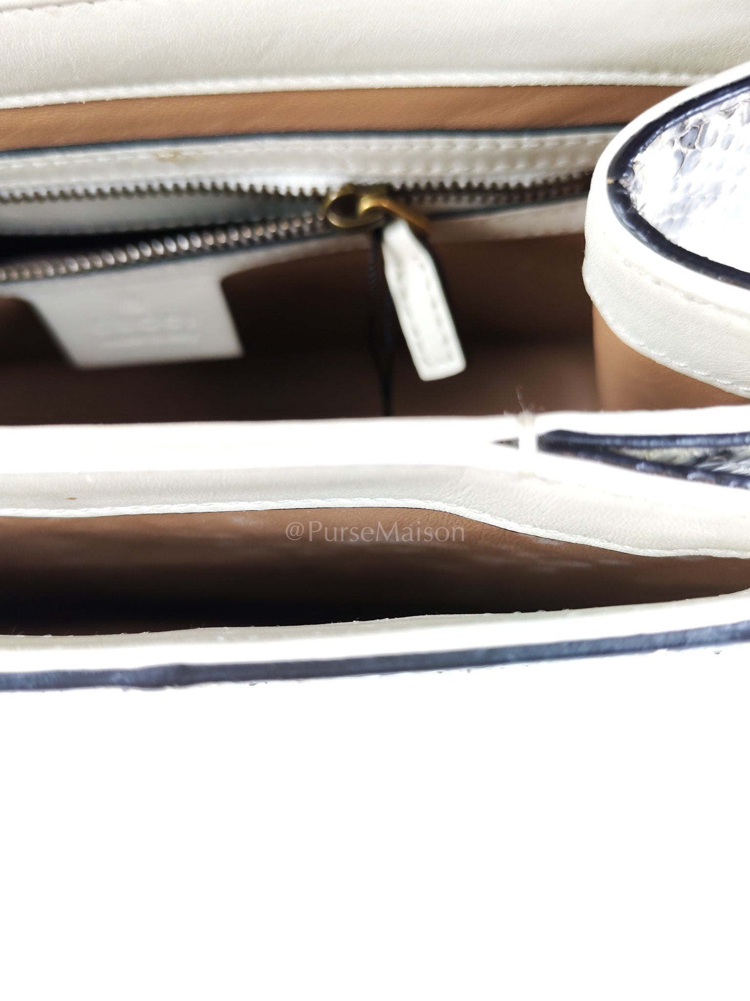 Python Queen Margaret “Loved” Top Handle Bag | Purse Maison Luxury Bags Shop