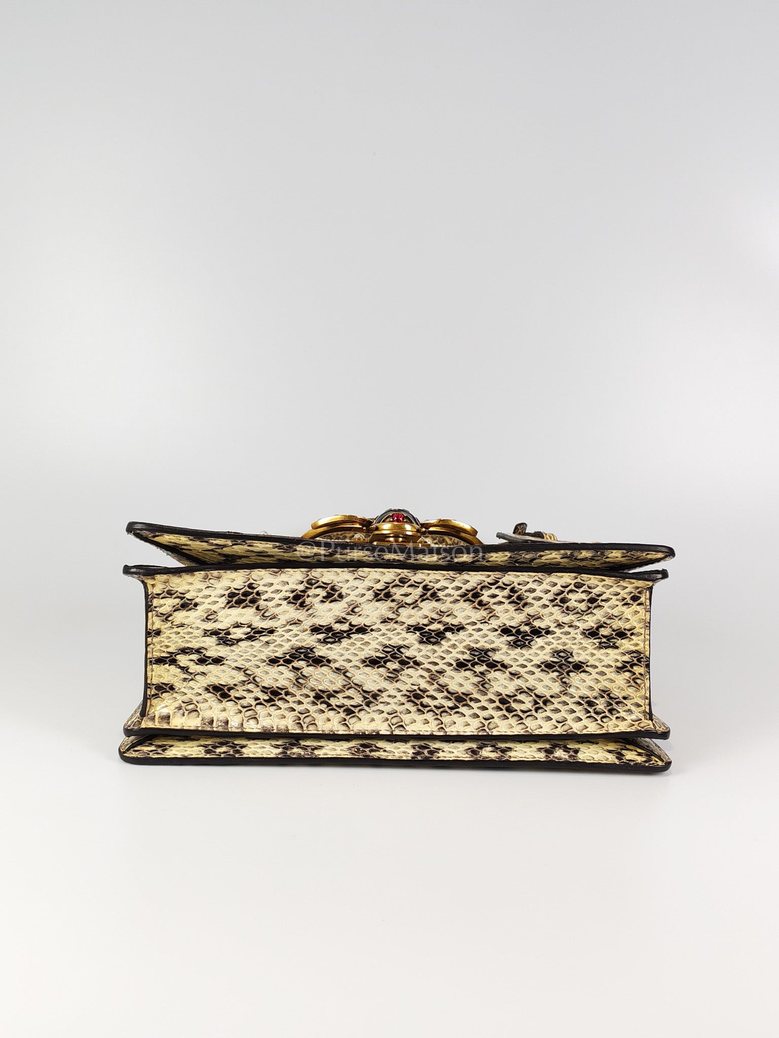 Python Queen Margaret “Loved” Top Handle Bag | Purse Maison Luxury Bags Shop