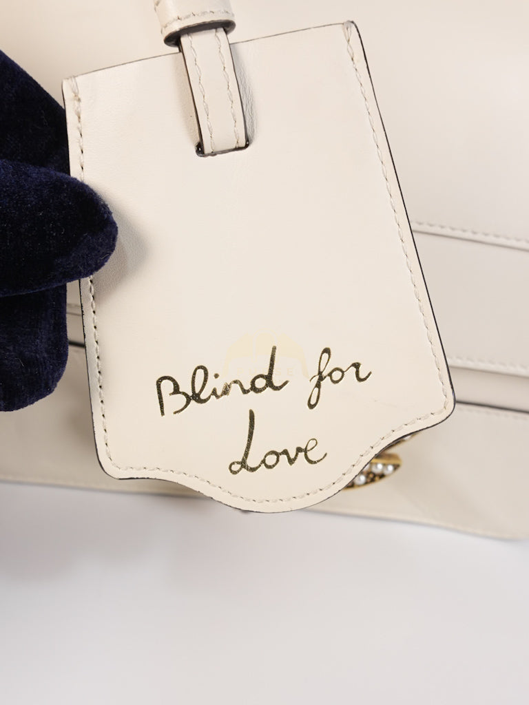 Queen Margaret Flap Bag in Off-White Calfskin Leather | Purse Maison Luxury Bags Shop