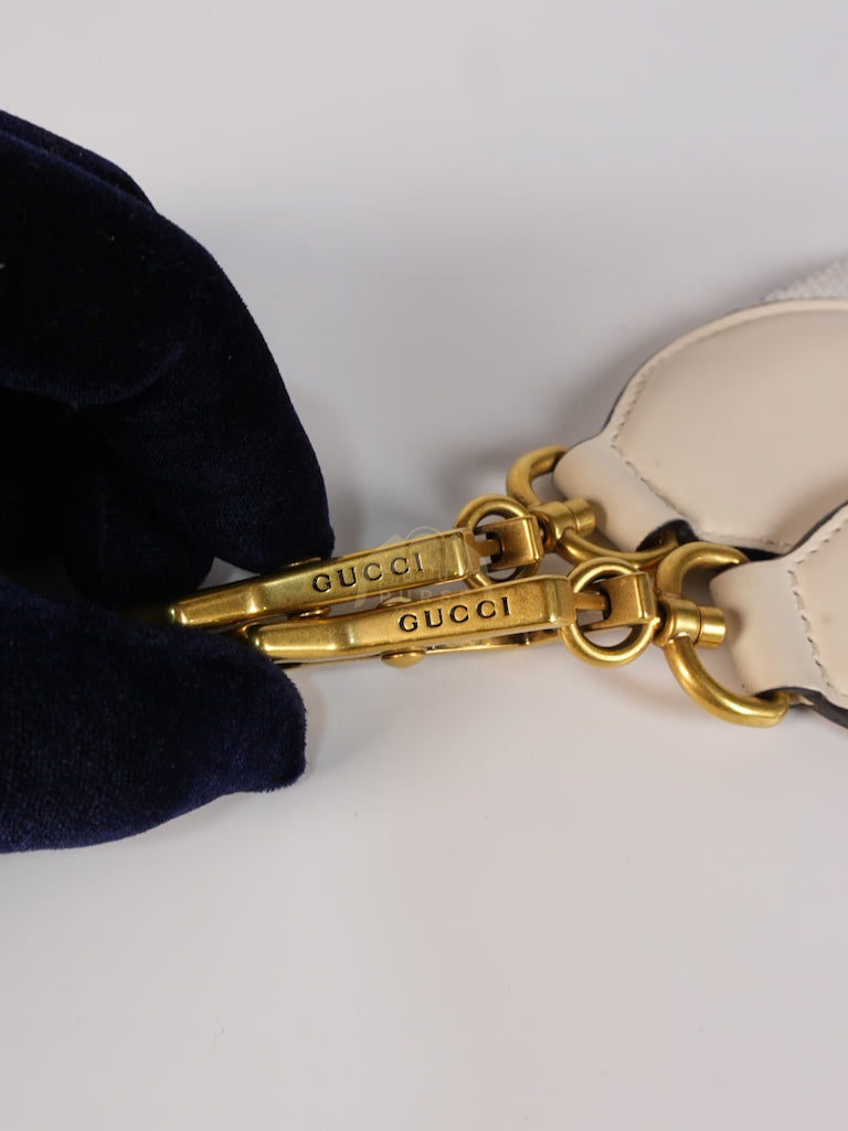 Queen Margaret Flap Bag in Off-White Calfskin Leather | Purse Maison Luxury Bags Shop