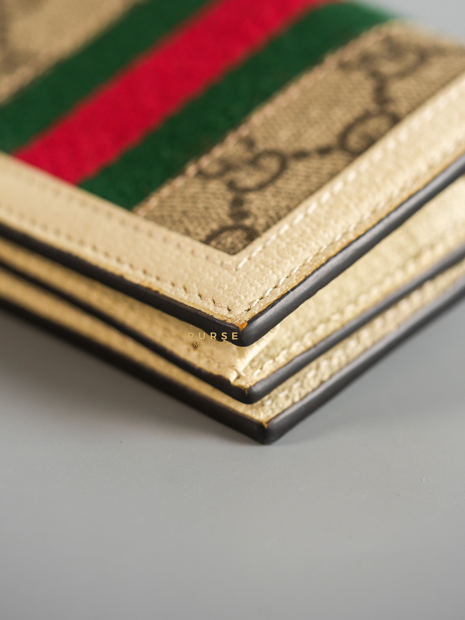 Queen Margaret Monogram Web Canvas Wallet | Purse Maison Luxury Bags Shop