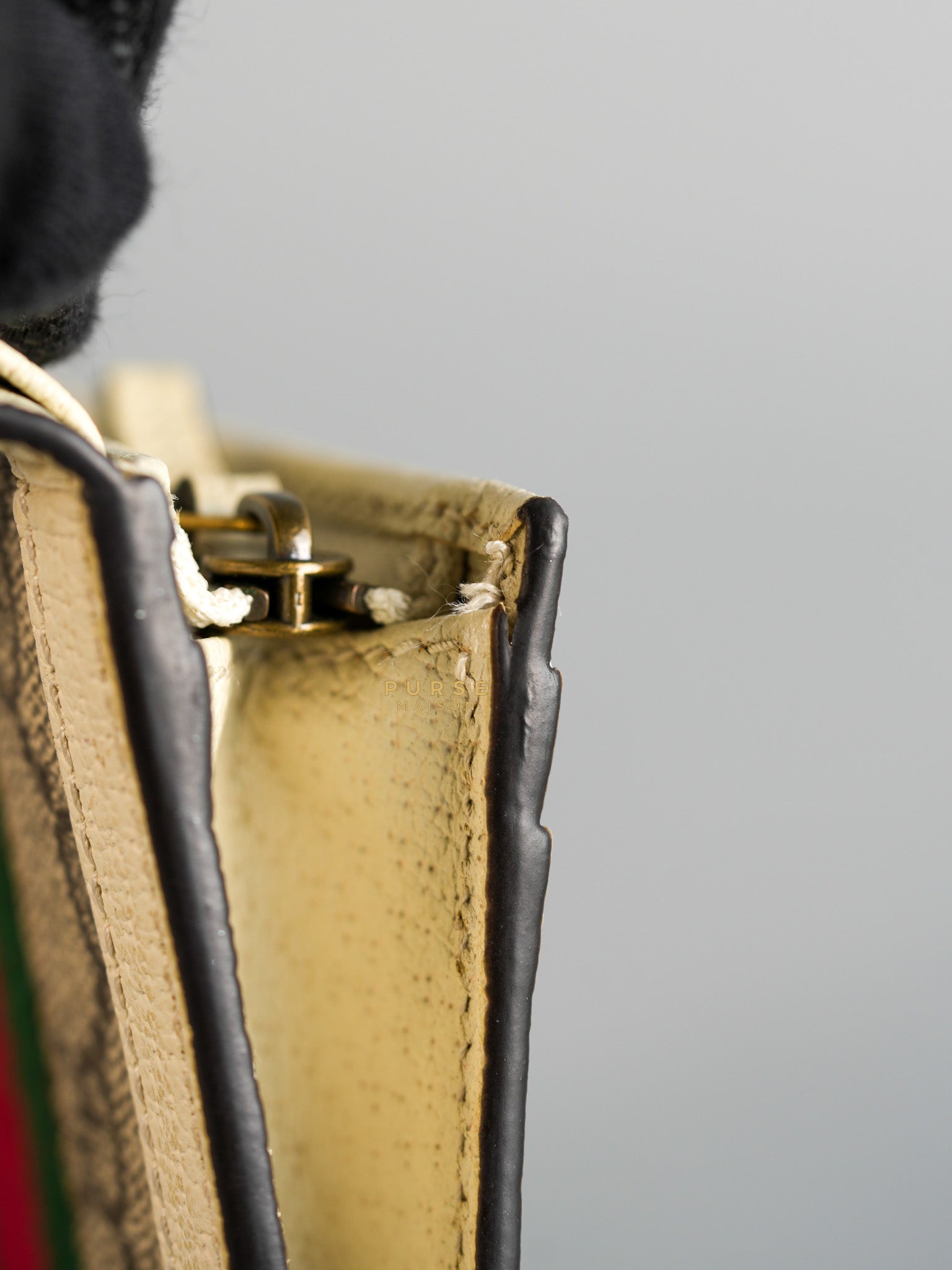 Queen Margaret Monogram Web Canvas Wallet | Purse Maison Luxury Bags Shop