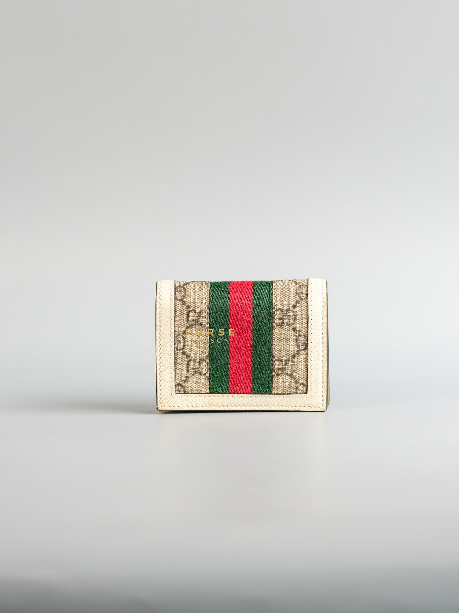 Queen Margaret Monogram Web Canvas Wallet | Purse Maison Luxury Bags Shop