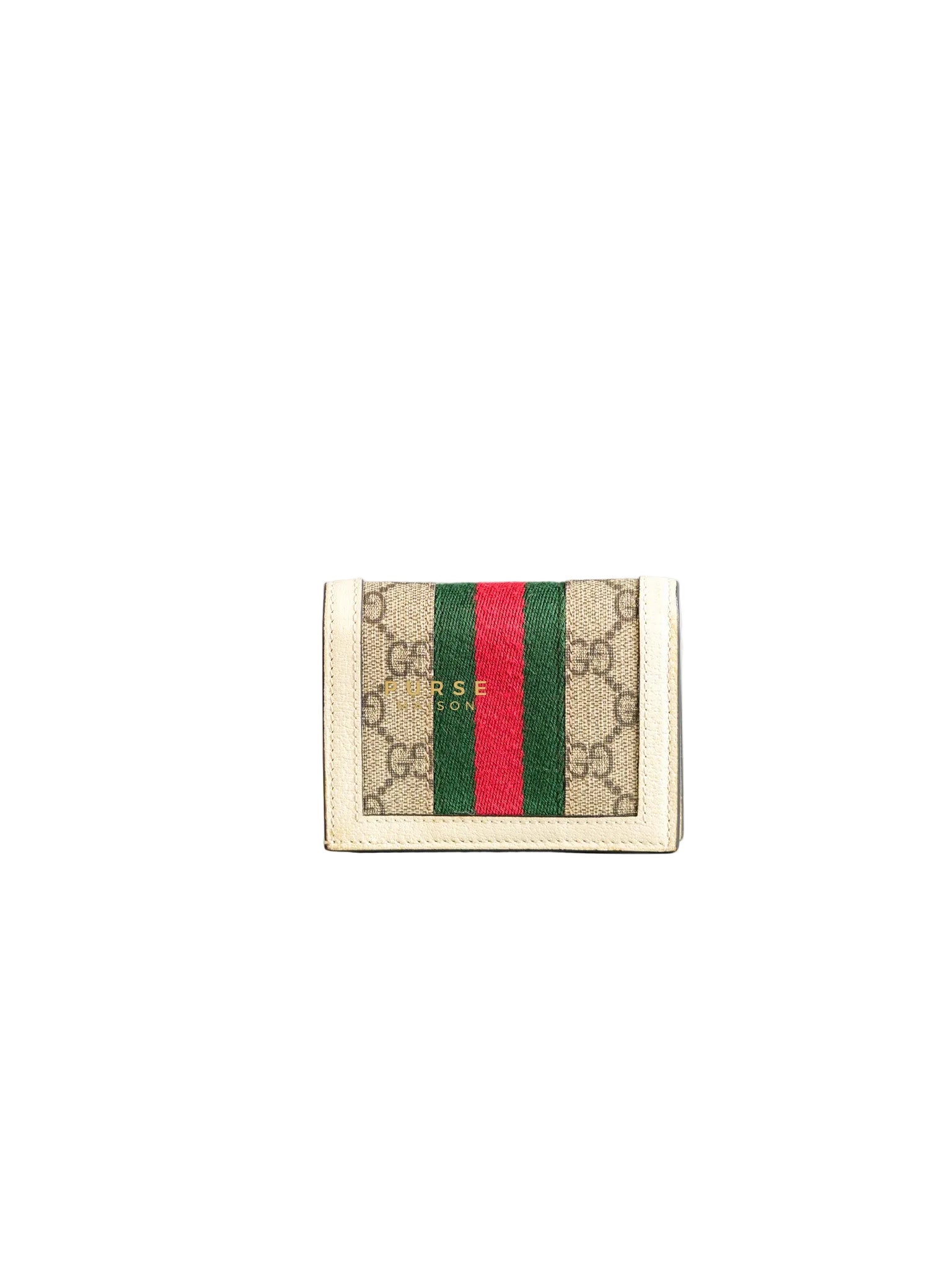 Queen Margaret Monogram Web Canvas Wallet | Purse Maison Luxury Bags Shop