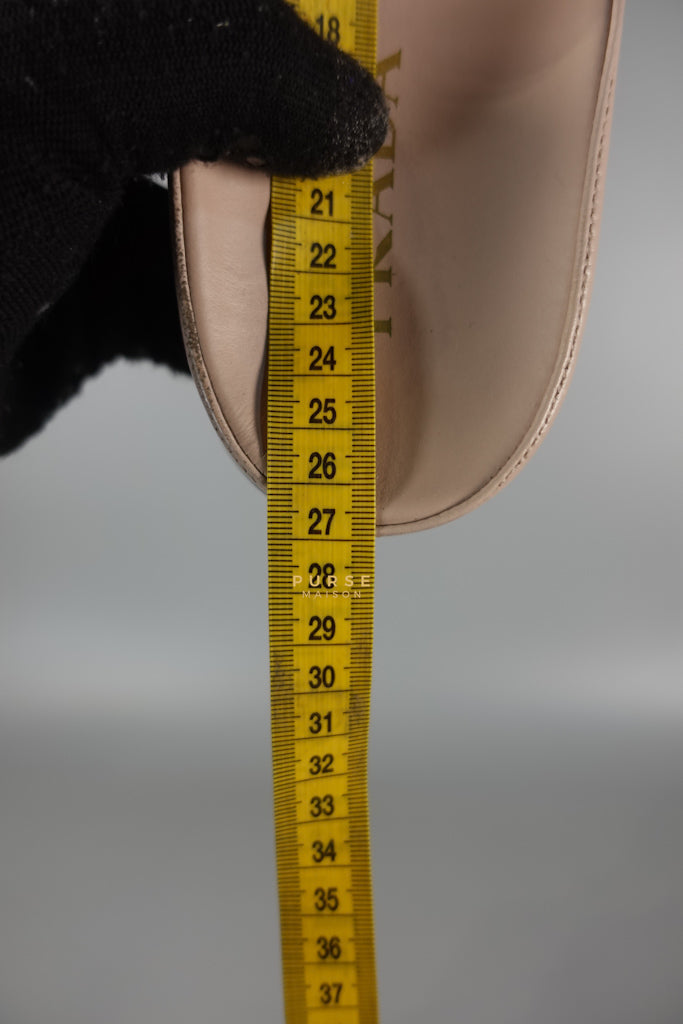 Quilted Nappa Leather Women's Slides in Beige Size 39 Eu (24.5 cm) | Purse Maison Luxury Bags Shop