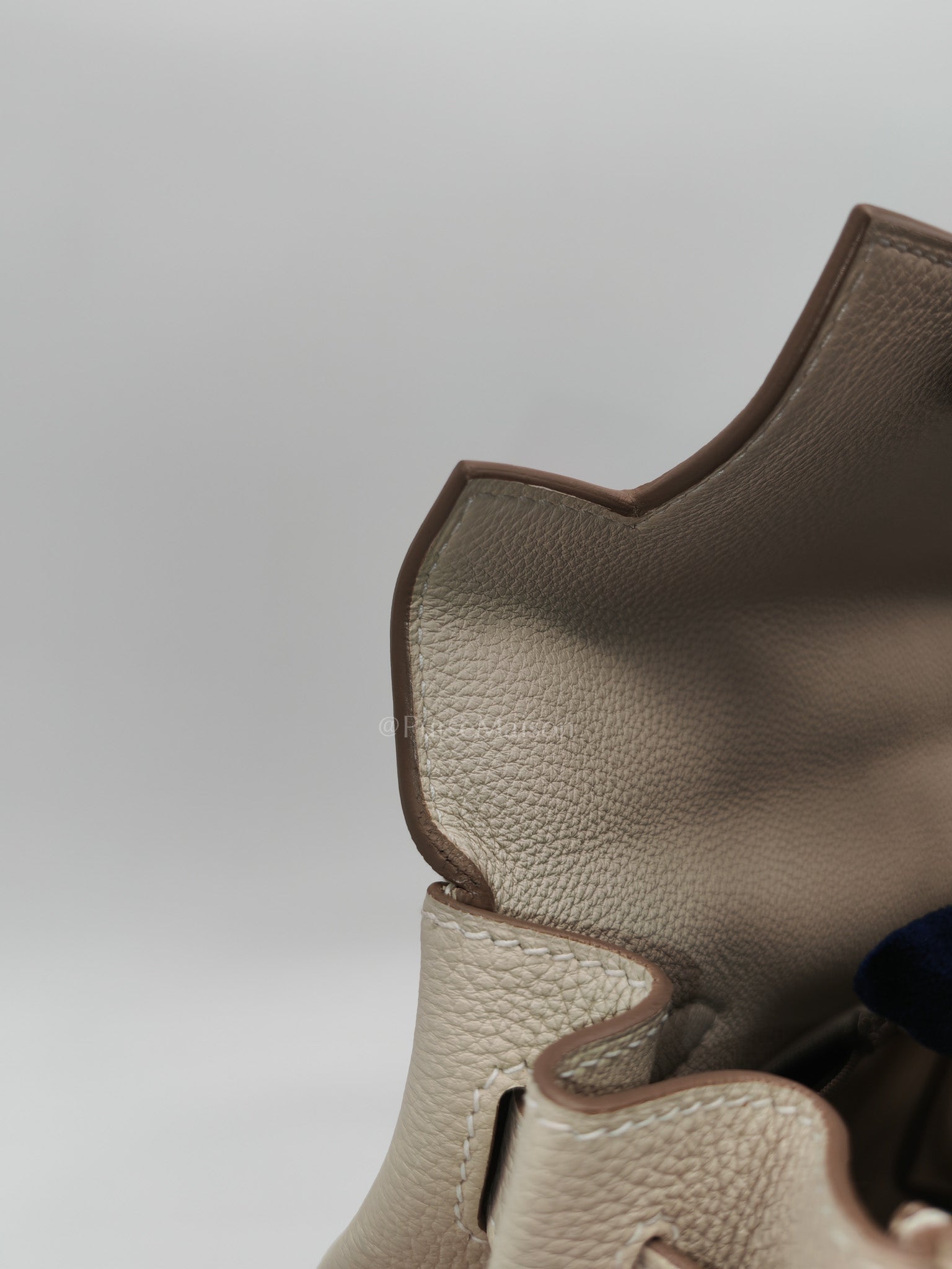 Kelly 28 Retourne in Craie Togo Leather and Palladium Hardware Stamp K (2025)