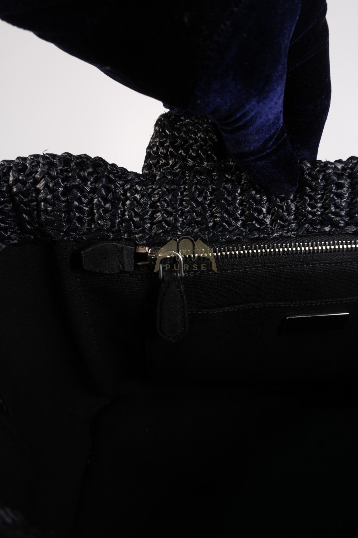 Raffia Circle Multicolour Tote Bag | Purse Maison Luxury Bags Shop