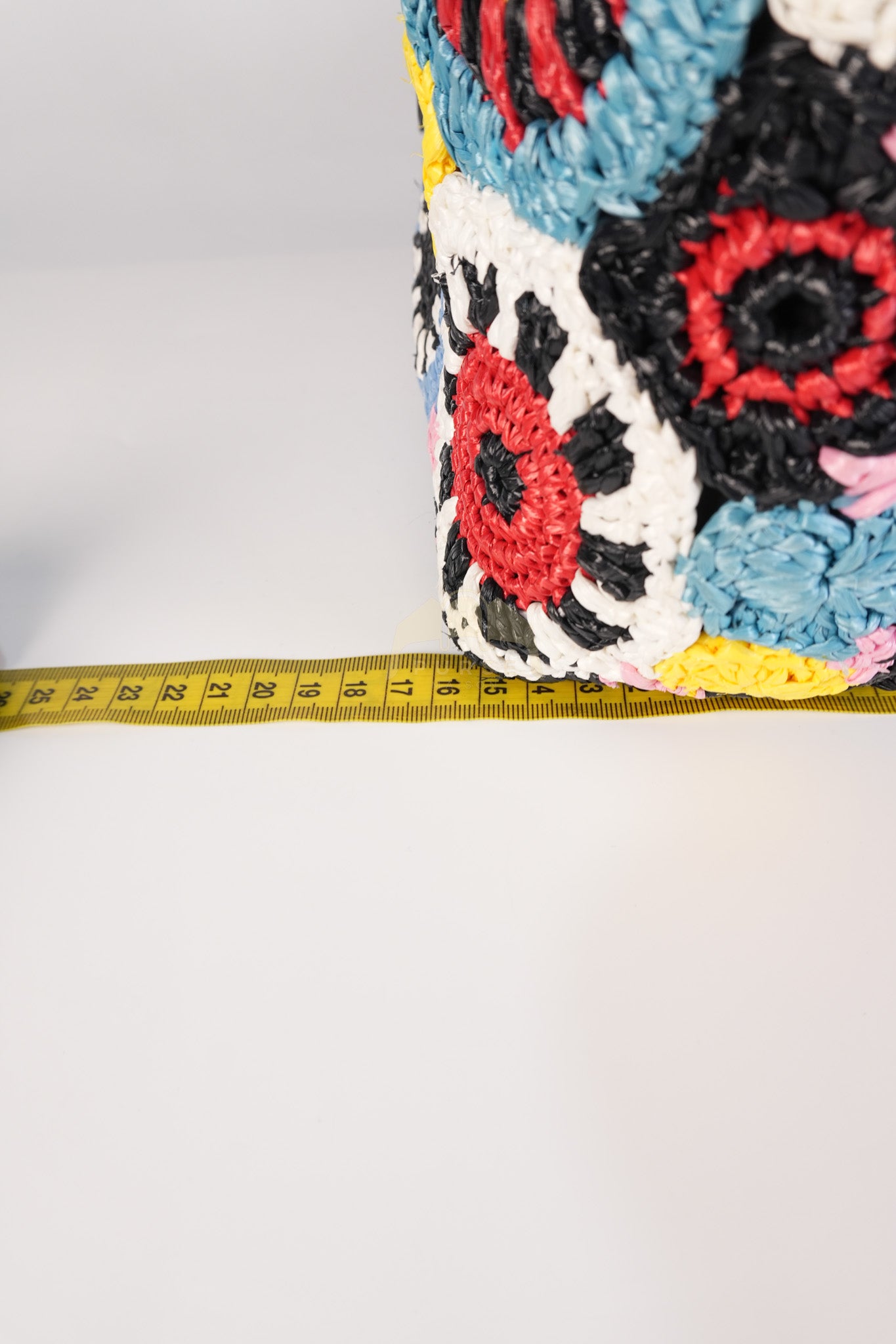 Raffia Circle Multicolour Tote Bag | Purse Maison Luxury Bags Shop