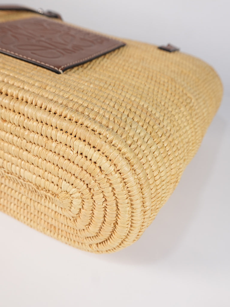 Raffia Ibiza Square Natural Tan Basket Bag | Purse Maison Luxury Bags Shop