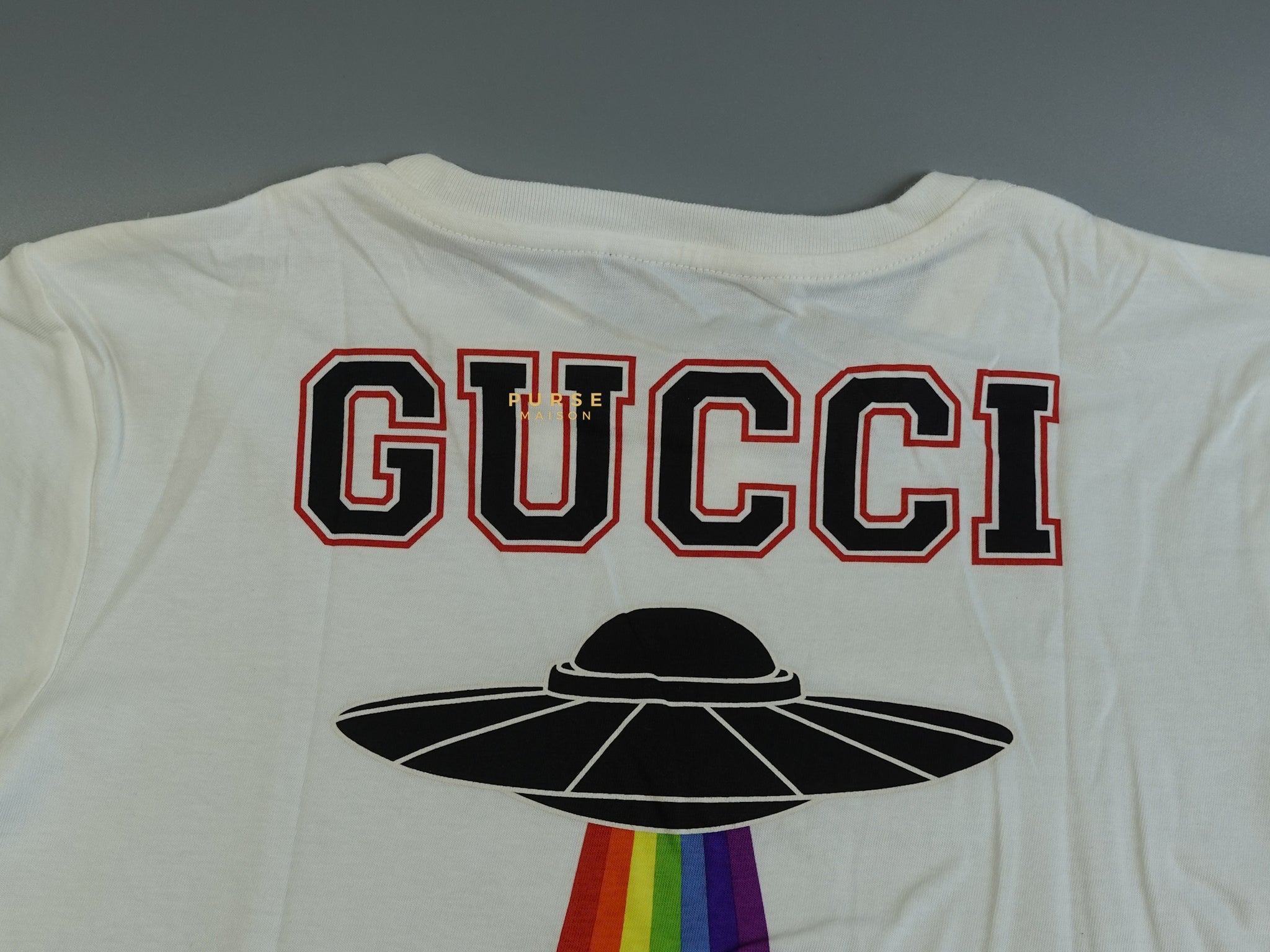 Rainbow UFO Ringer Tee Shirt | Purse Maison Luxury Bags Shop