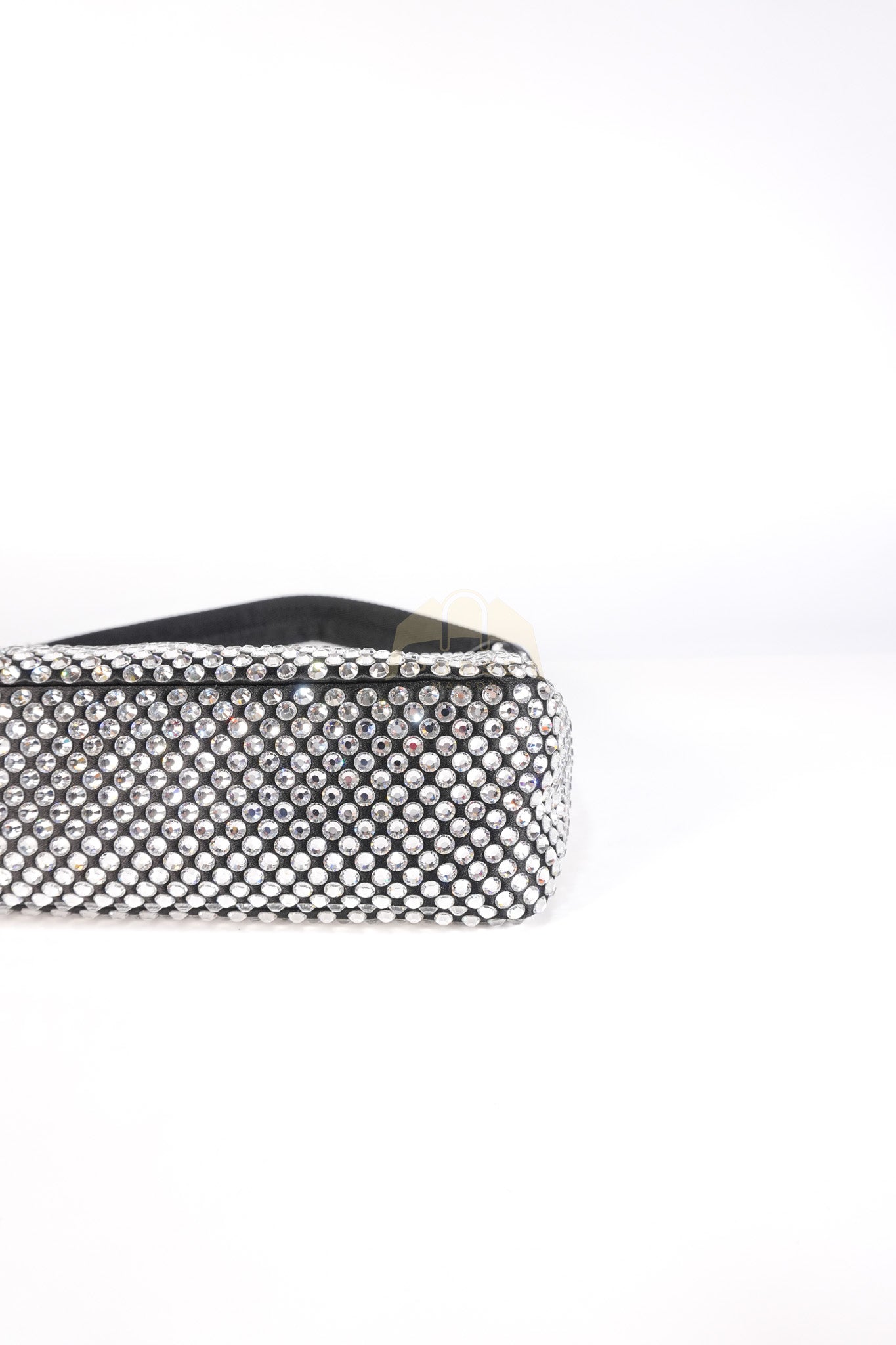 Re-Edition 2000 Black Nylon with Crystals Shoulder Bag | Purse Maison Luxury Bags Shop