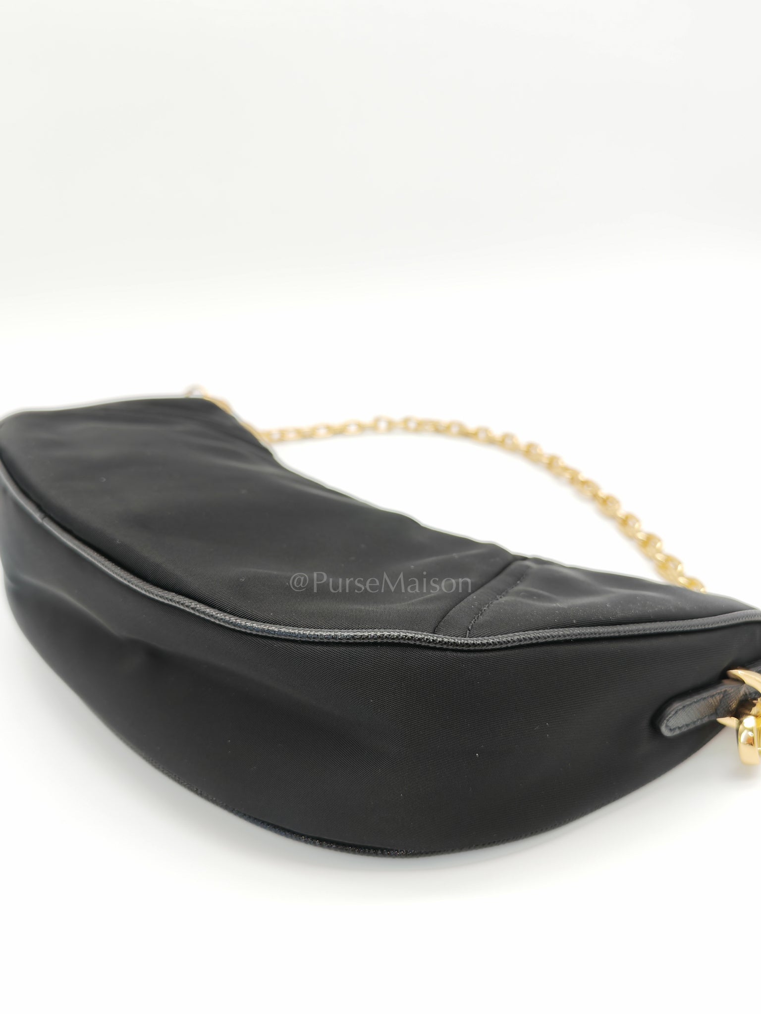 Re-Nylon Demi Lune Bandoliera Crossbody Bag | Purse Maison Luxury Bags Shop